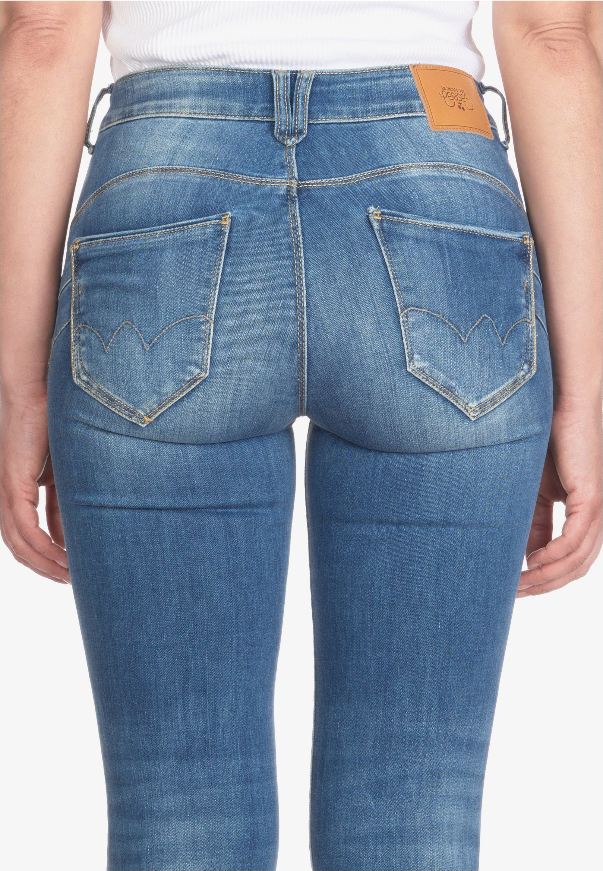Le Temps Des Cerises Slim-fit-Jeans »PULPHIGH«, mit hohem Bund und Slim Fit-Schnitt