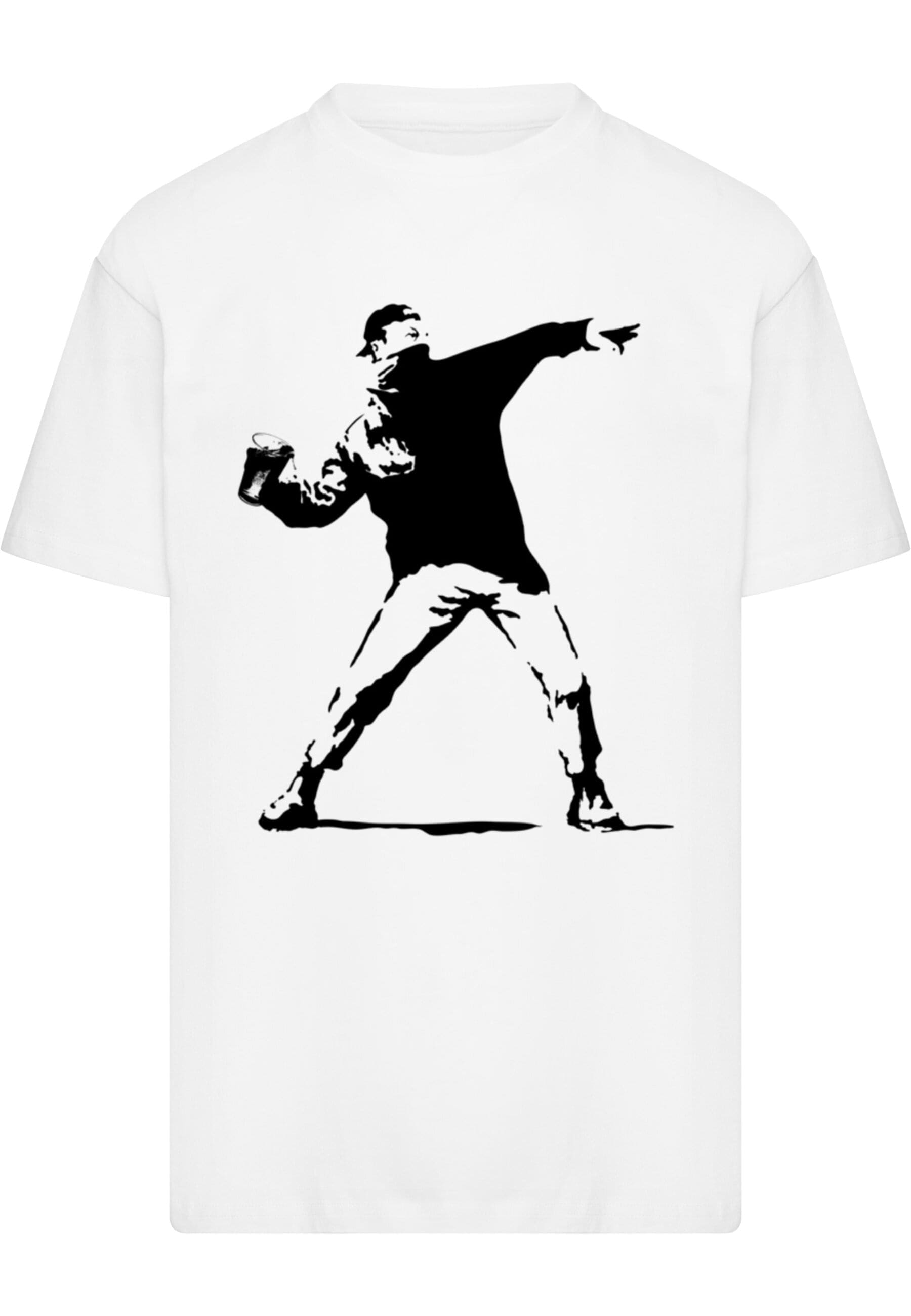 Merchcode T-Shirt "Merchcode APOH Banksy - Festival Cup Thrower Heavy Overs günstig online kaufen