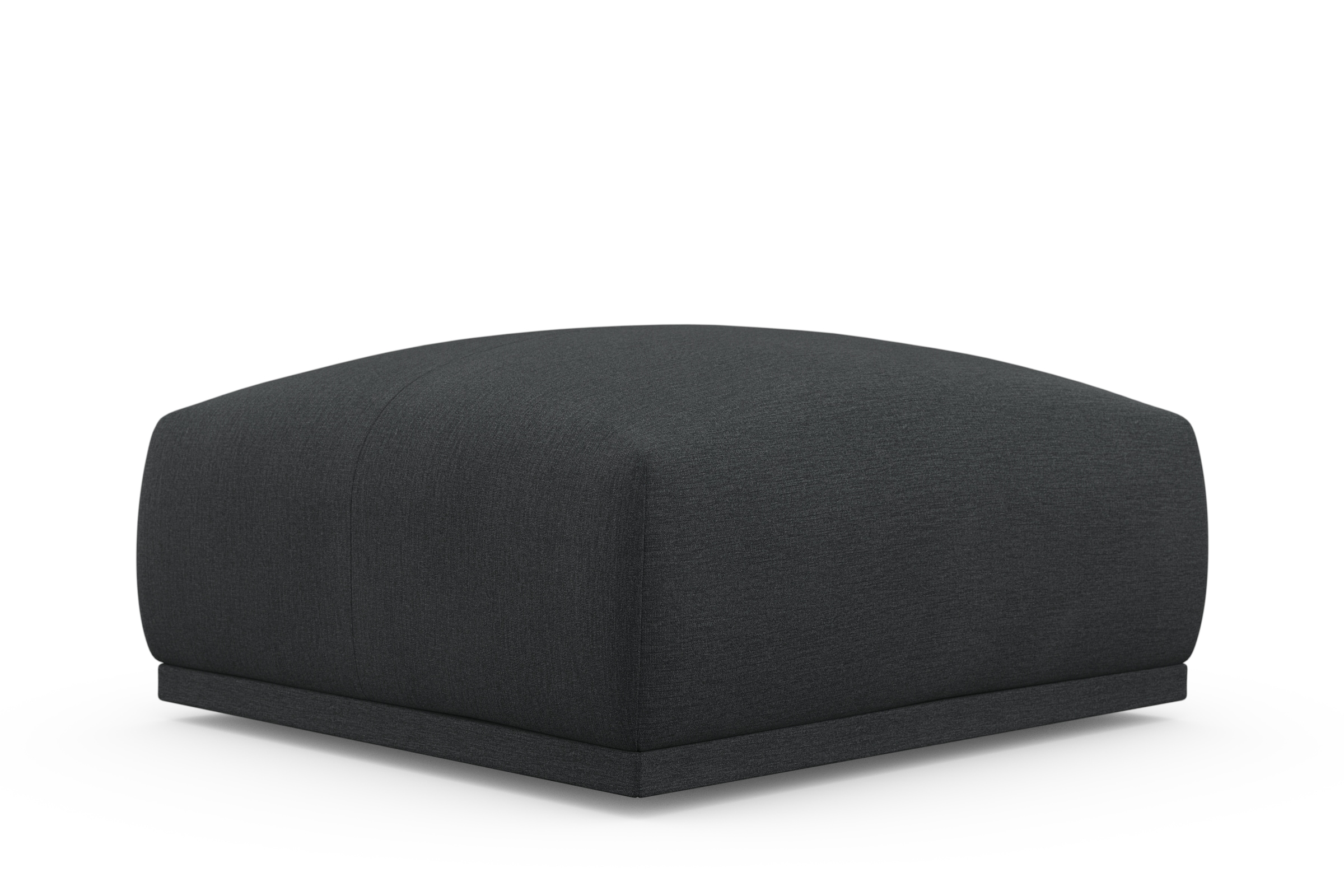 Hocker TRENDMANUFAKTUR "Braga, mit hochwertigem Kaltschaum, quadratisch, in Cord erhältlich", grau (anthrazit), B:85cm H:42cm T:85cm, 100% Polyester, Hocker, Hocker, moderner Polsterhocker, 85/42/85 cm (B/H/T)