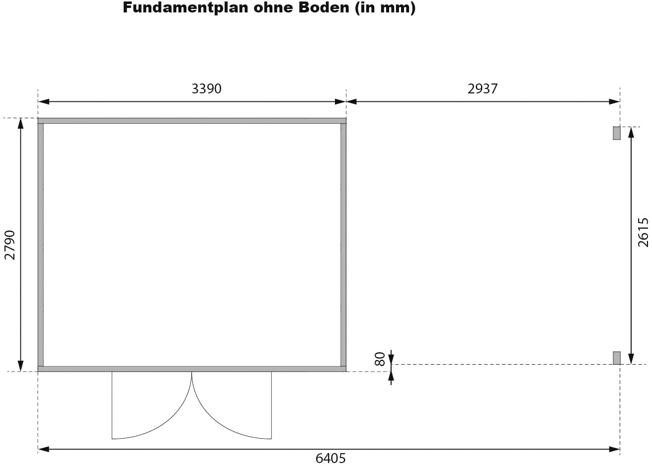 Karibu Gartenhaus »Trittau 4« aus hochwertiger nordischer Fichte