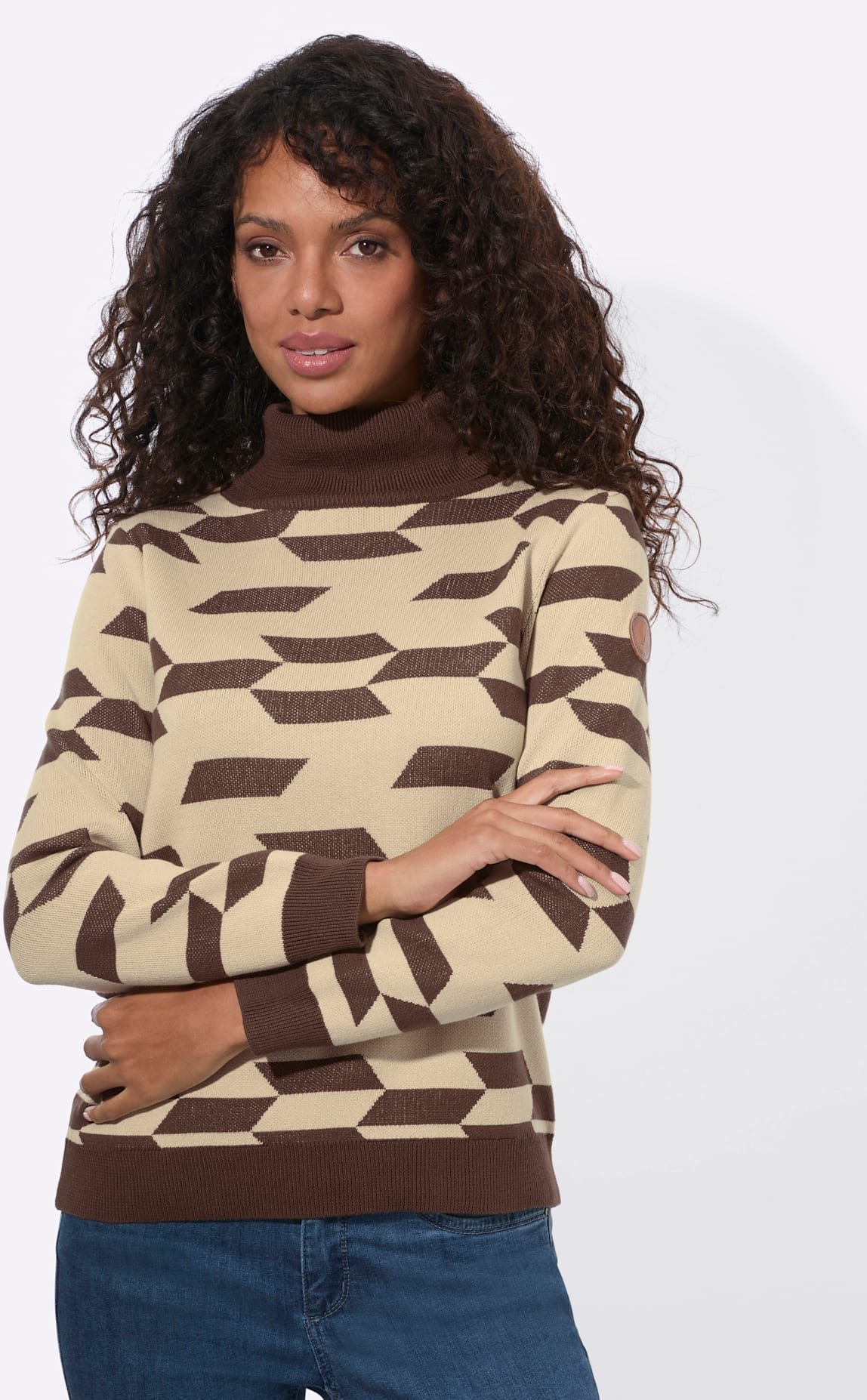 Casual Looks Rollkragenpullover "Rollkragen-Pullover"