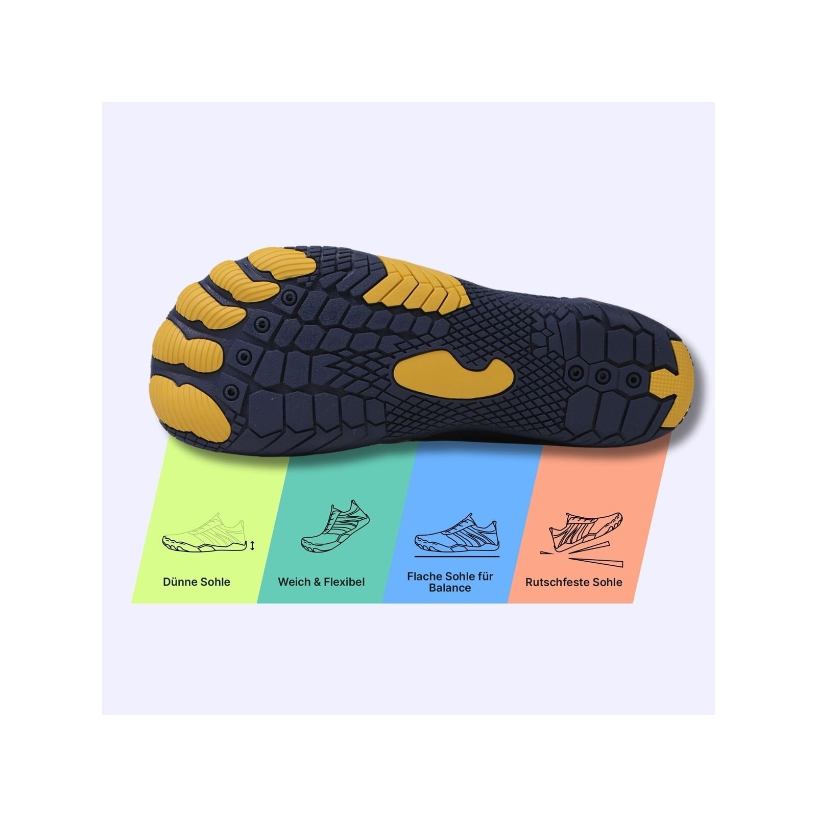 DOTALES Barfußschuh »Activestep Barfußschuhe Damen & Herren Barfußschuhe«, Minimalschuhe