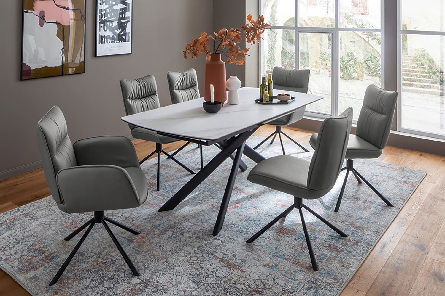 MCA furniture 4-Fußstuhl "MARIN Esszimmerstuhl (2er Set) - Stuhl" (Set) 2 S günstig online kaufen