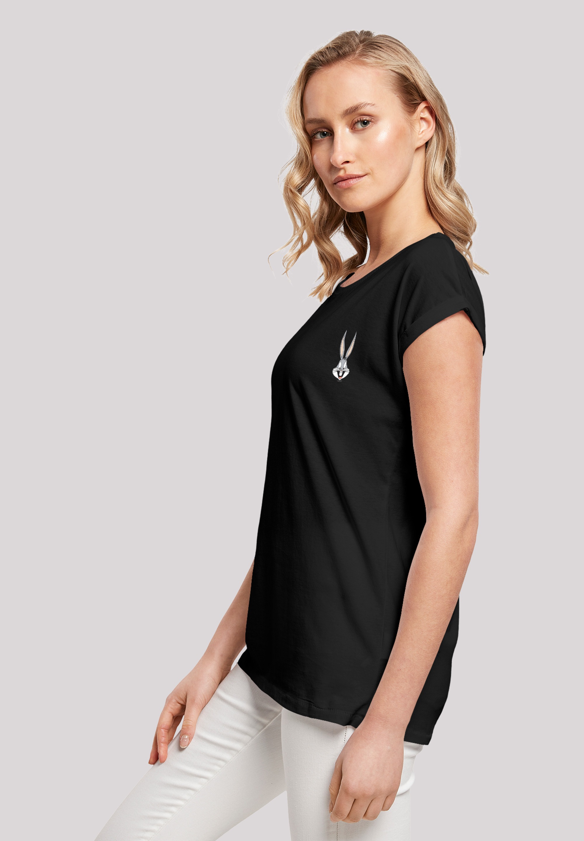 F4NT4STIC T-Shirt »Looney Tunes Bugs Bunny Breast Print«, Print