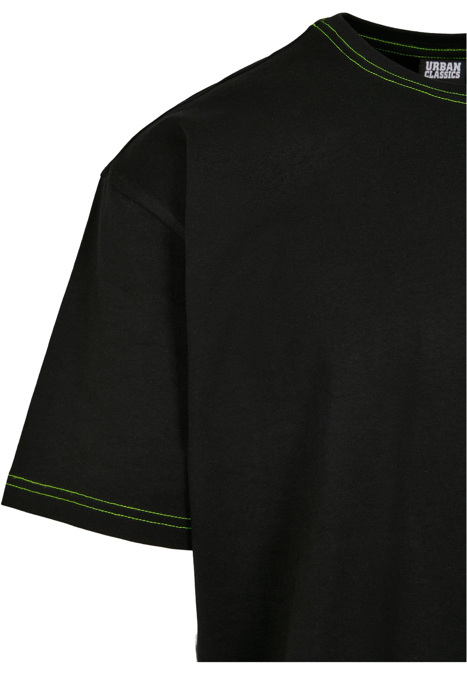 URBAN CLASSICS Kurzarmshirt »Urban Classics Herren Heavy Oversized Contrast Stitch Tee«, (1 tlg.)