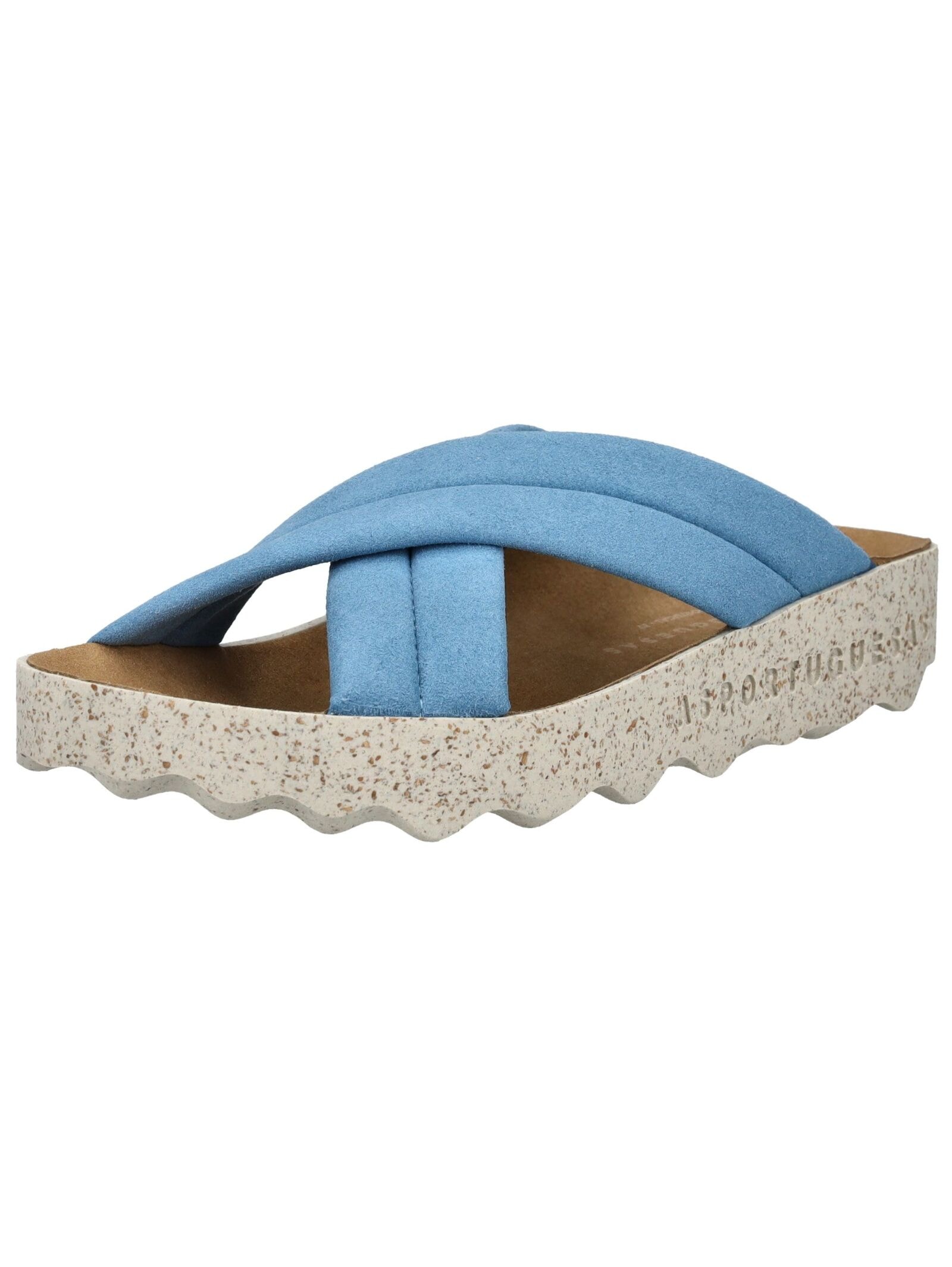 ASPORTUGUESAS Damen Pantolette "Asportuguesas Pantoletten Lederimitat", Gr. 41denim, Lederimitat, Schuhe