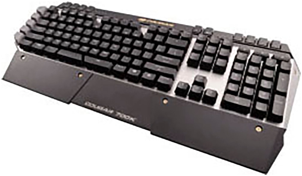 Cougar Gaming-Tastatur »700K MX-Brown (DE)«, (Gaming-Modus-Profil-Speicher-Ziffernblock-Multimedia-Tasten-Handgelenkauflage-Makro-Tasten)