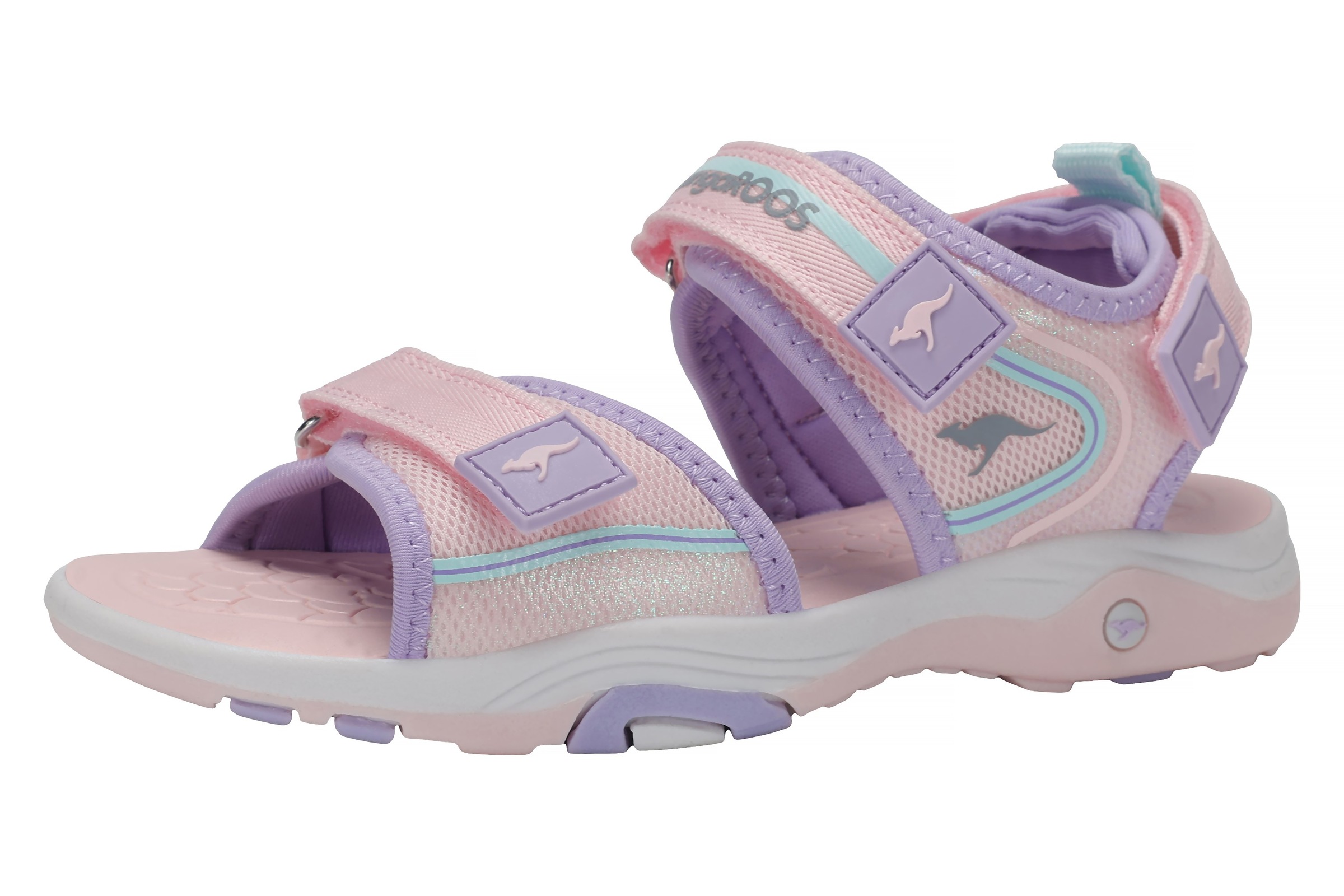 KangaROOS Sandale "K-LOLA MAGDA" für Kinder, sportlicher Stil, mit Gummilaufsohle