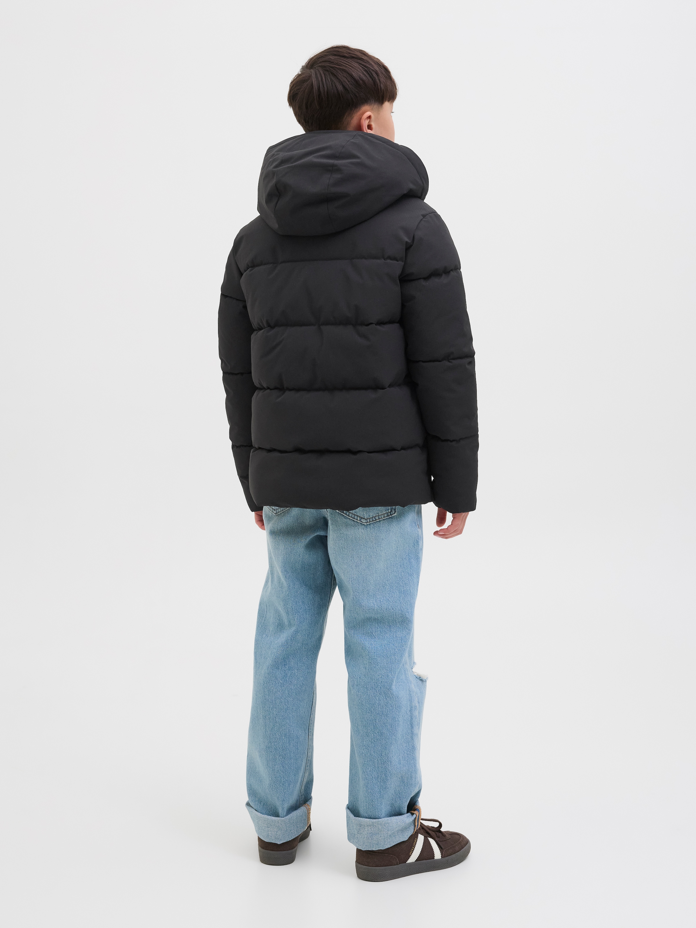 Jack & Jones Junior Steppjacke »JJGLOBAL PUFFER JACKET JNR«, mit Kapuze