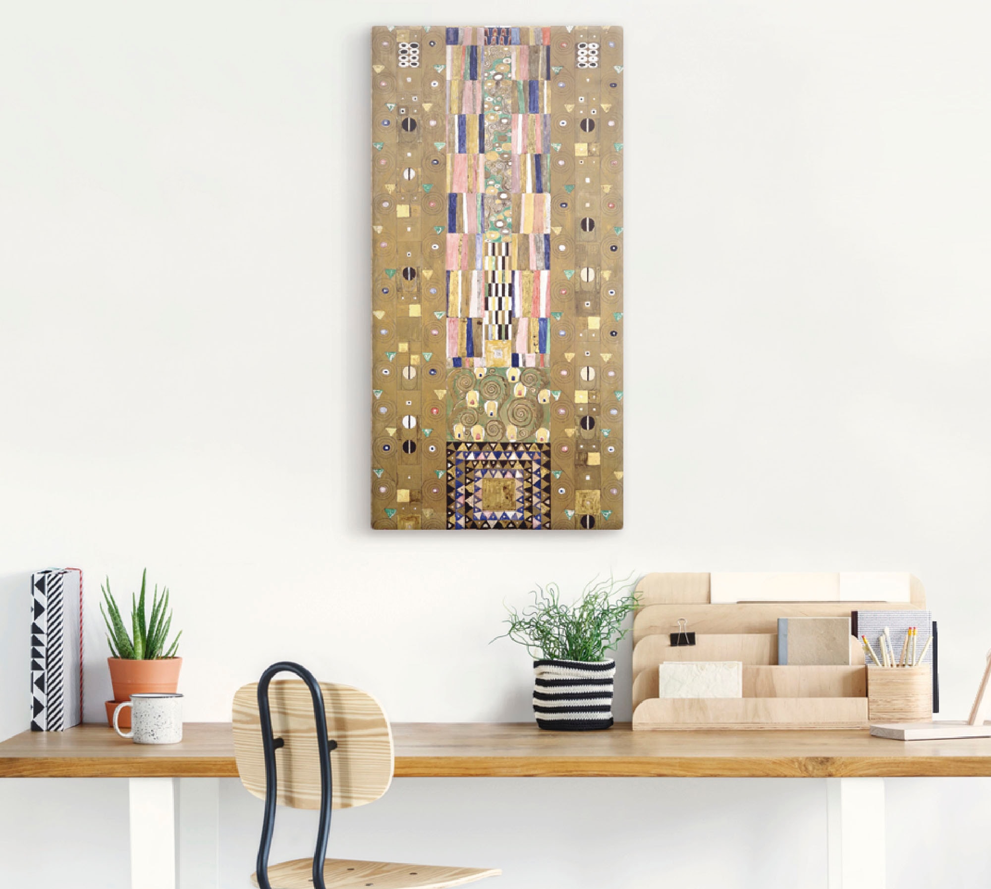 Artland Wandbild »Werkvorlage zum Stocletfries. Schmalwand«, Muster, (1 St.), als Leinwandbild, Poster, Wandaufkleber in verschied. Größen