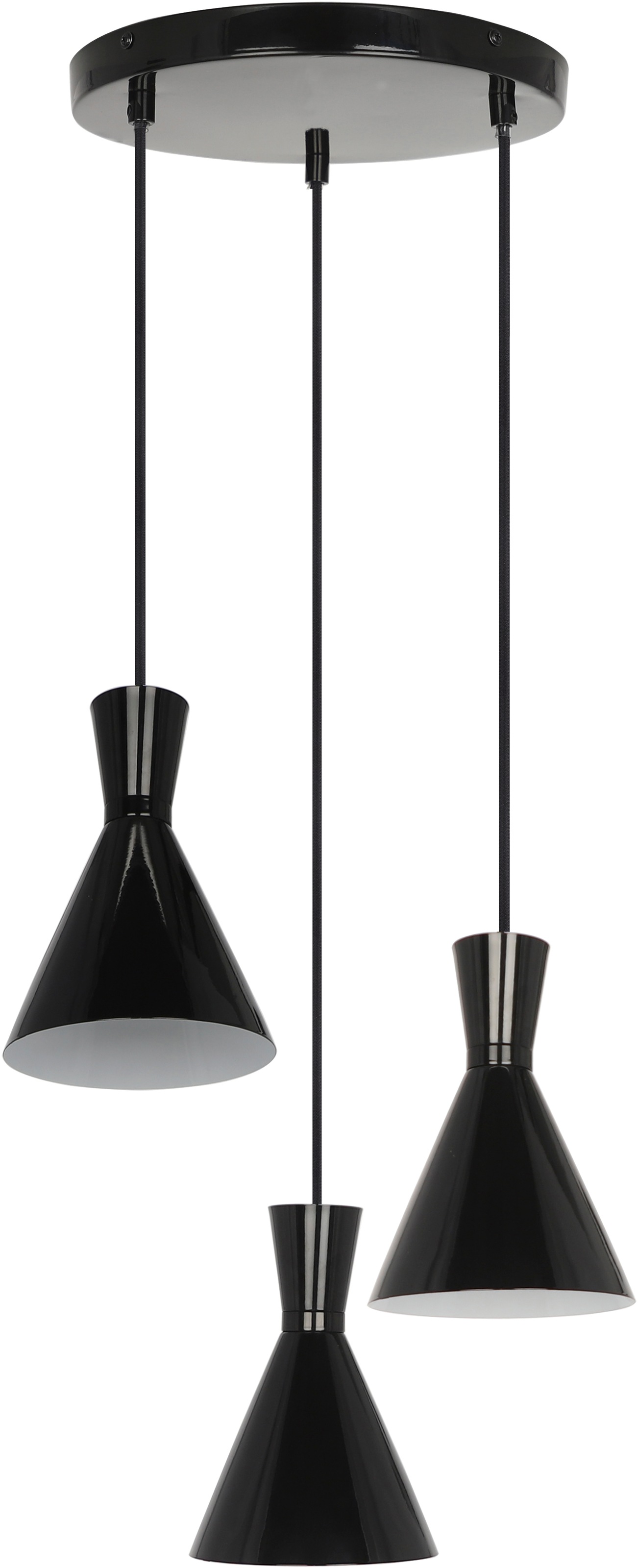 OTTO home Pendelleuchte »Renell« E27 1 Stk. glänzend, höhenverstellbar, industrieller Stil, Rondell, Hängelampe