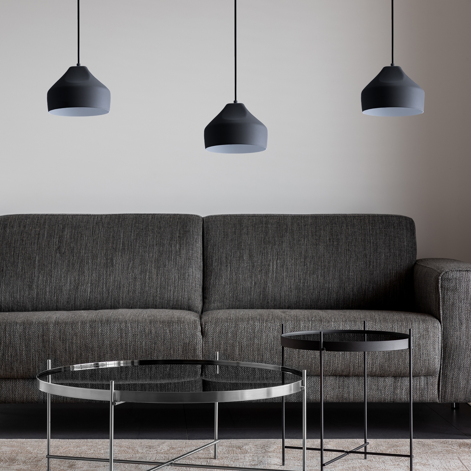 Paco Home Pendelleuchte »HURLEY U«, 1 flammig, Leuchtmittel E27 | ohne Leuchtmittel, Hängelampe Esszimmer Küchenlampe Hängend Esstischlampe Innen Gold