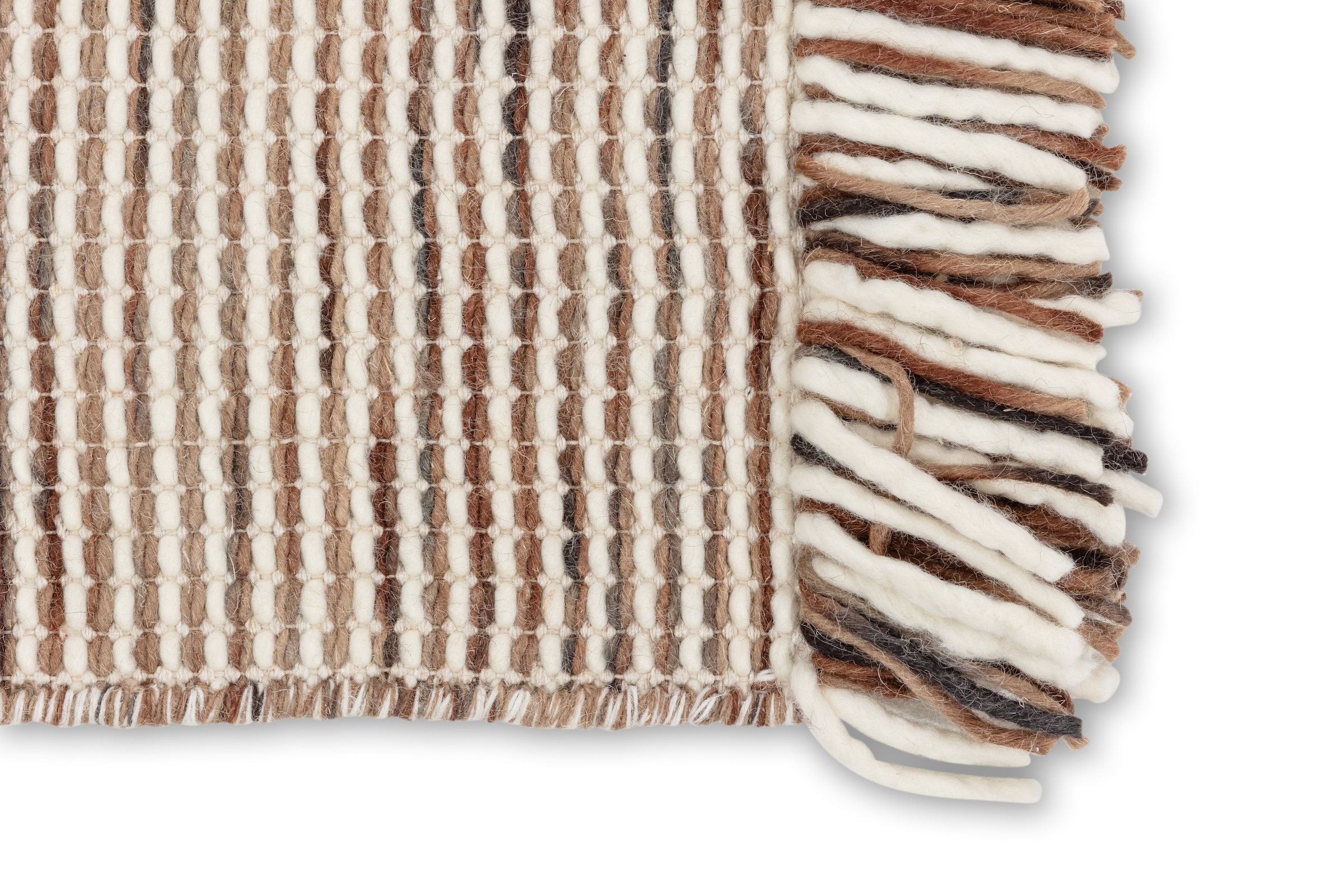 SCHÖNER WOHNEN-Kollektion Teppich »Arina« rechteckig 10 mm Höhe 80% reine Wolle, gewebte Struktur, meliert, mit Fransen, Wohnzimmer