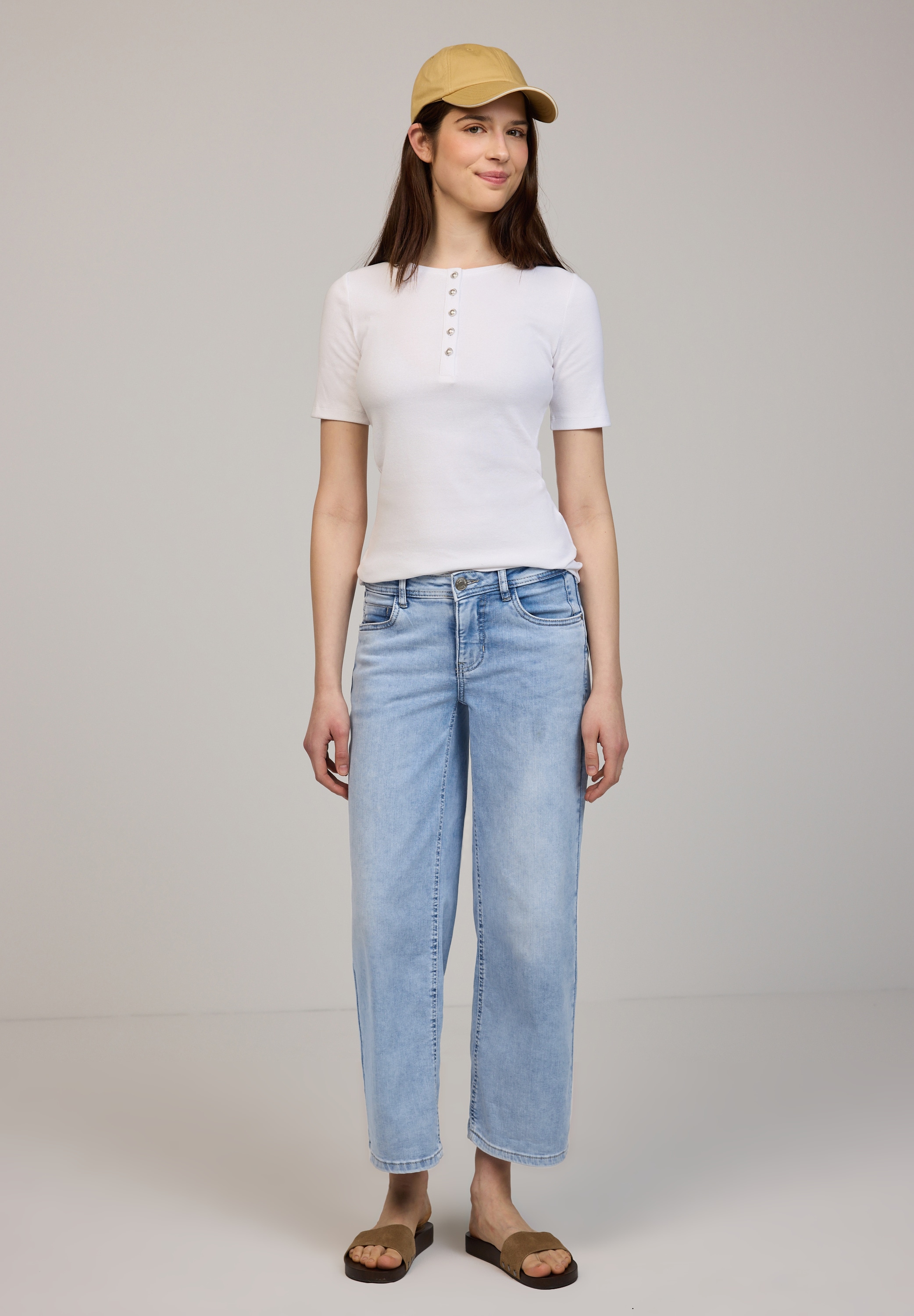 STREET ONE STUDIO Comfort-fit-Jeans Middle Waist