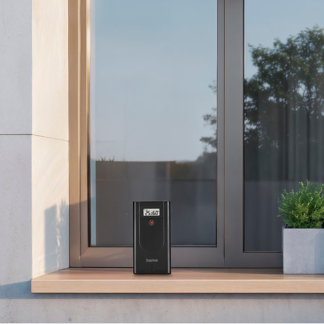 Hama Wetterstation »Wetterstation mit Farbdisplay, Außensensor, Wetter, Alarm, Temparatur« ()