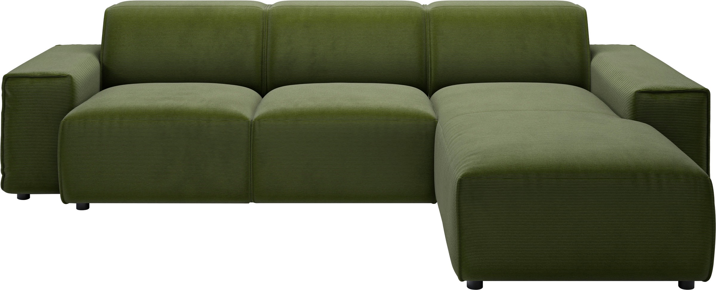 andas Ecksofa »Glimminge L-Form auch in Breitcord, Feincord + Easy care-Bezug,«, Breite 264, Zierkissen