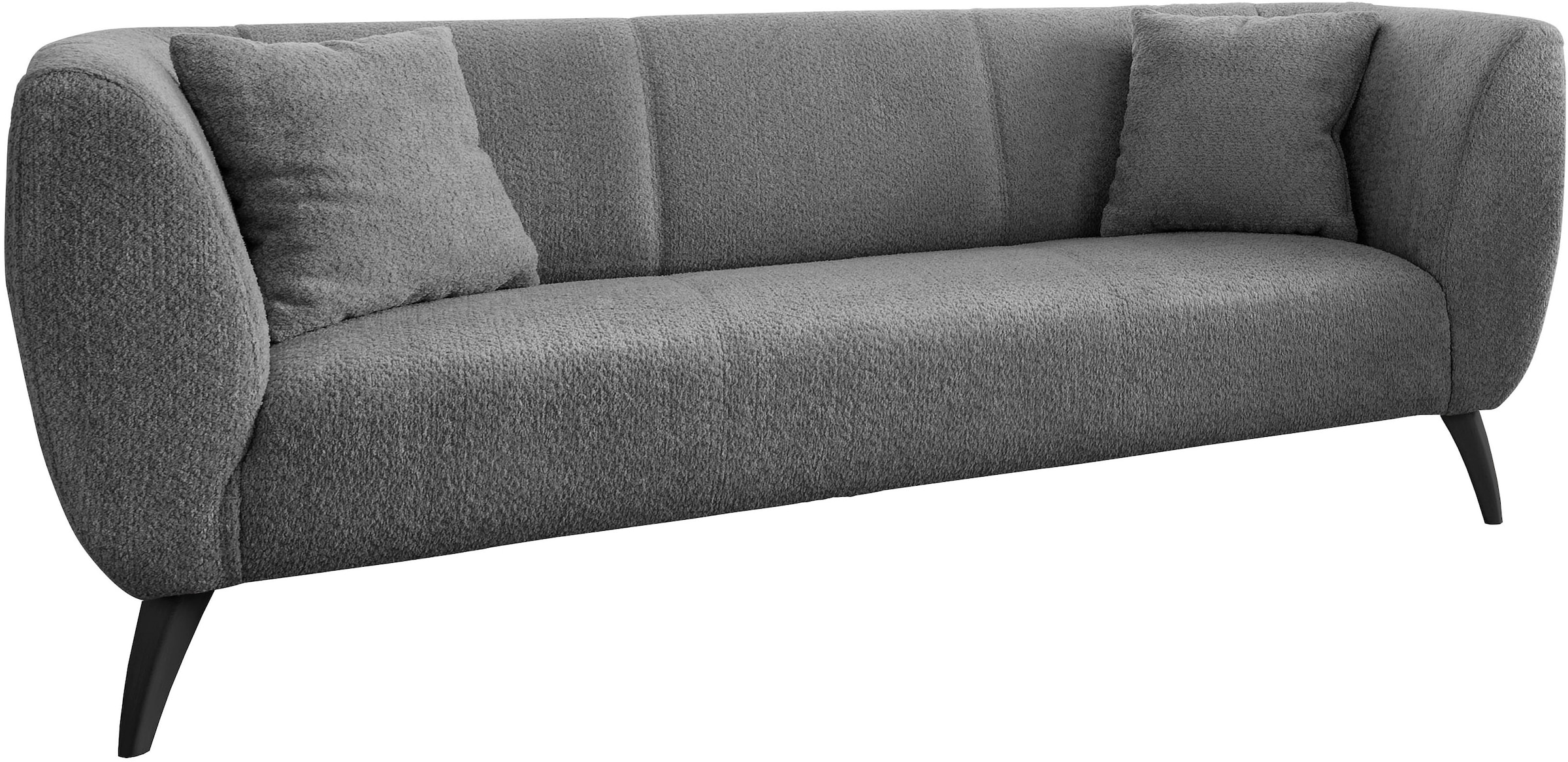 Home affaire Ecksofa »Lazio modern und bequem, schmale Armlehnen, tolle Detailverarbeitung« zwei verschiedene Fußfarben wählbar