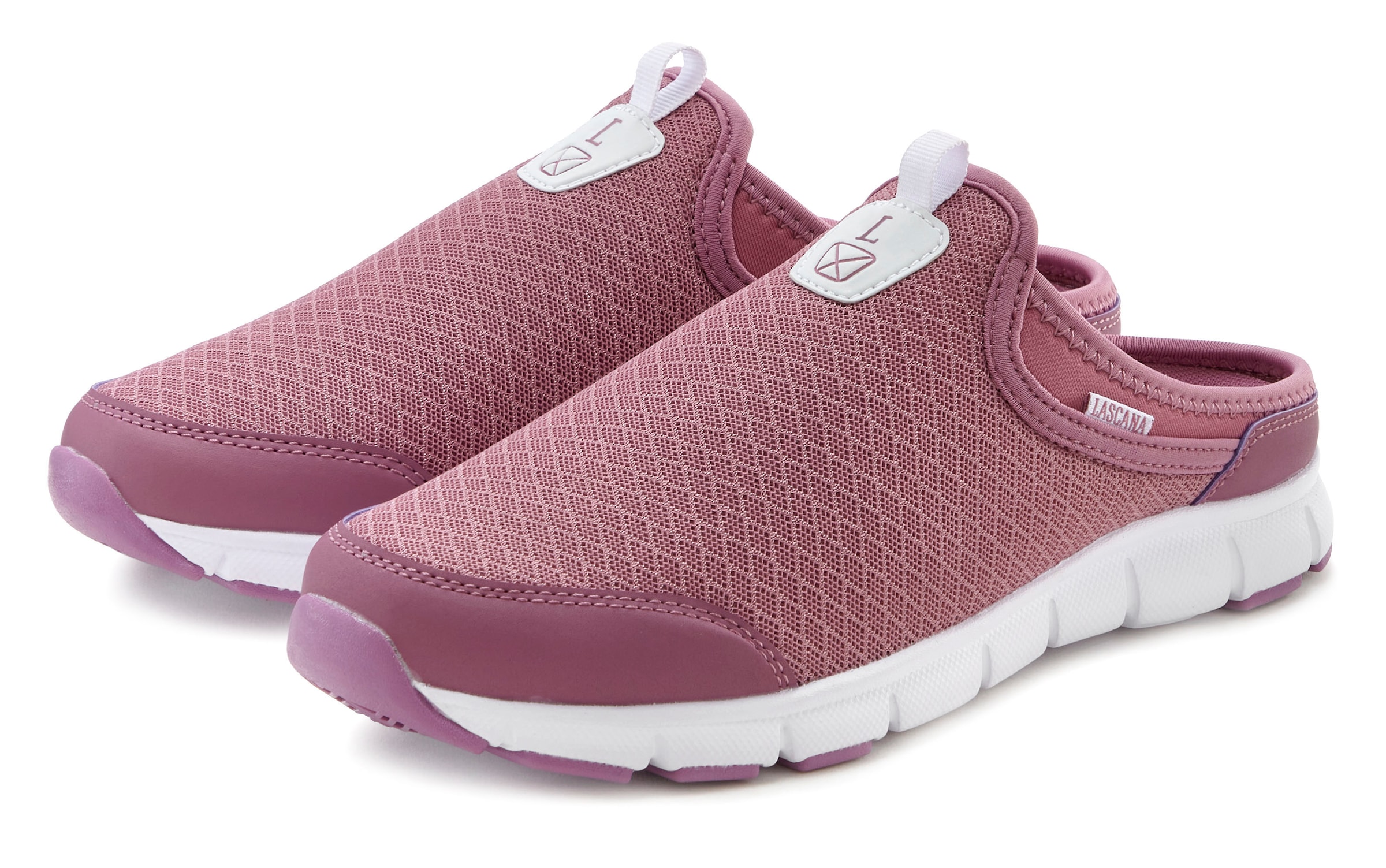 Slip-On Sneaker, Sabot aus leichtem Mesh-Material