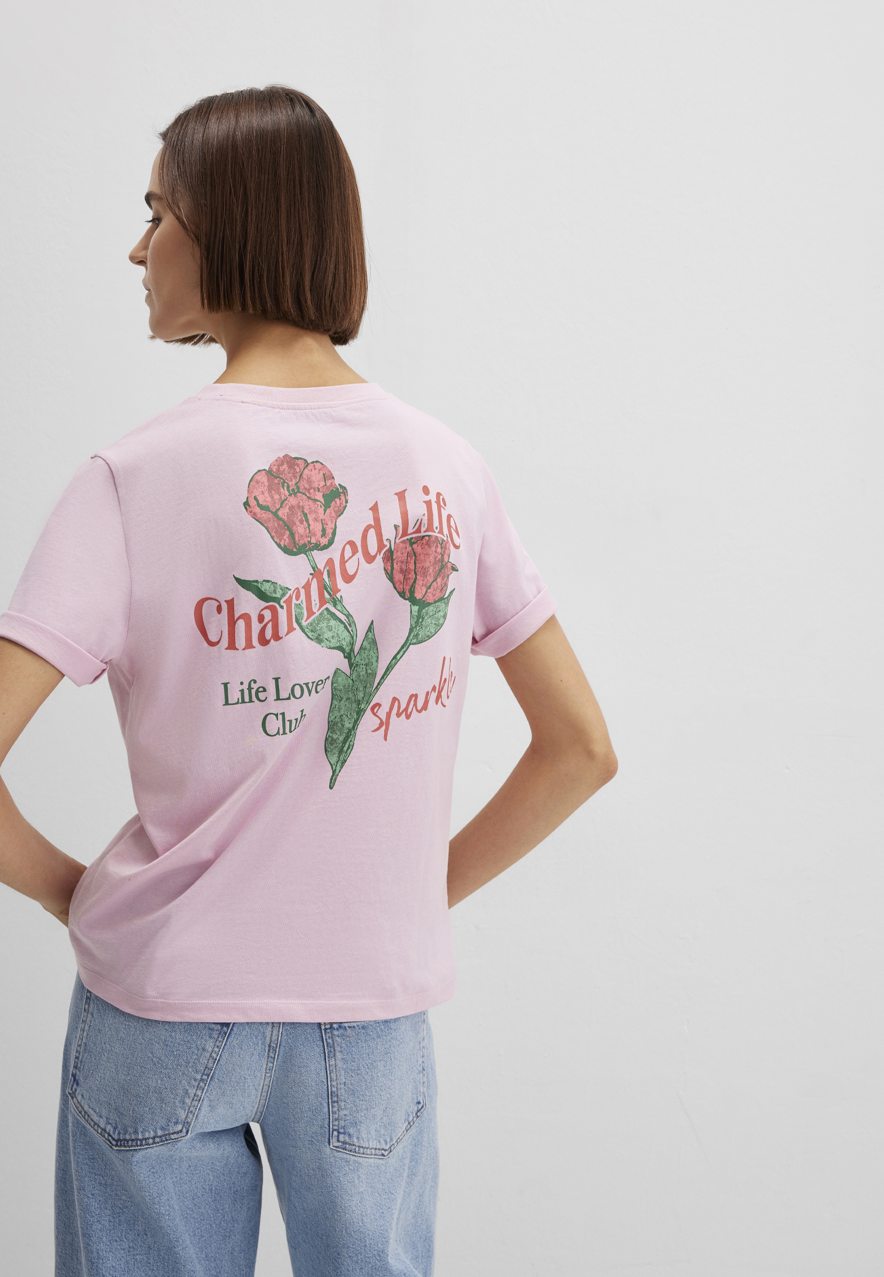 Mavi T-Shirt »FLOWER PRINTED TSHIRT« T-Shirt Oversize