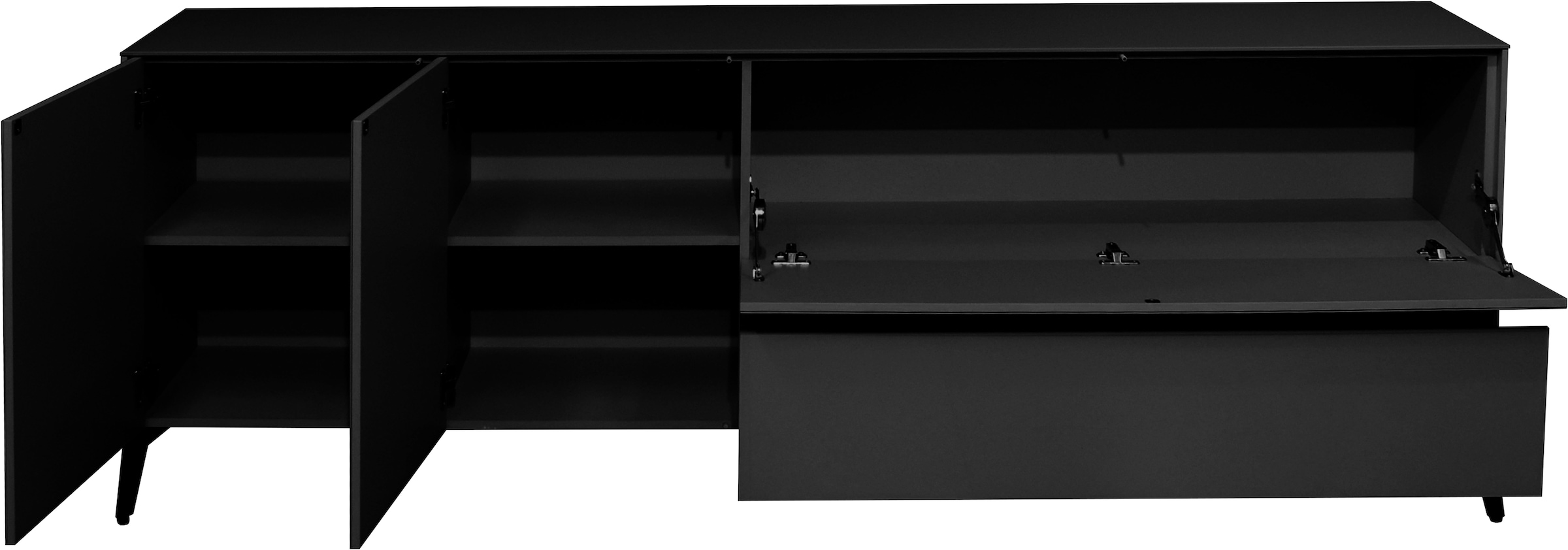 Mäusbacher Lowboard »Imola TOPSELLER!«, (OTTOs Choice), Mäusbacher Lowboard mit Glasfront und Glasoberplatte