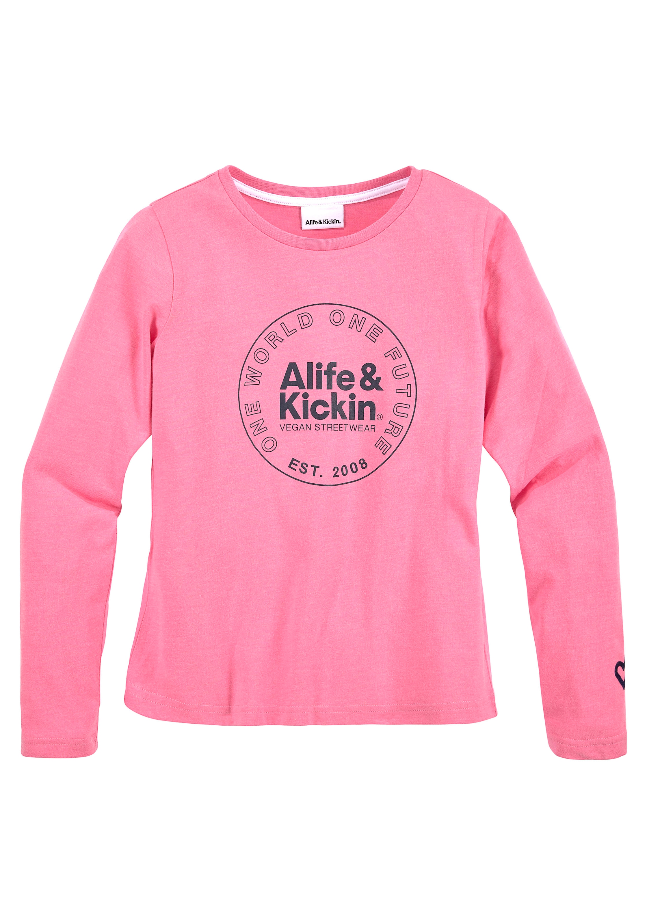 Kickin Alife & BAUR Kids. NEUE Druck«, & MARKE! Alife Kickin für Logo kaufen »mit Langarmshirt |