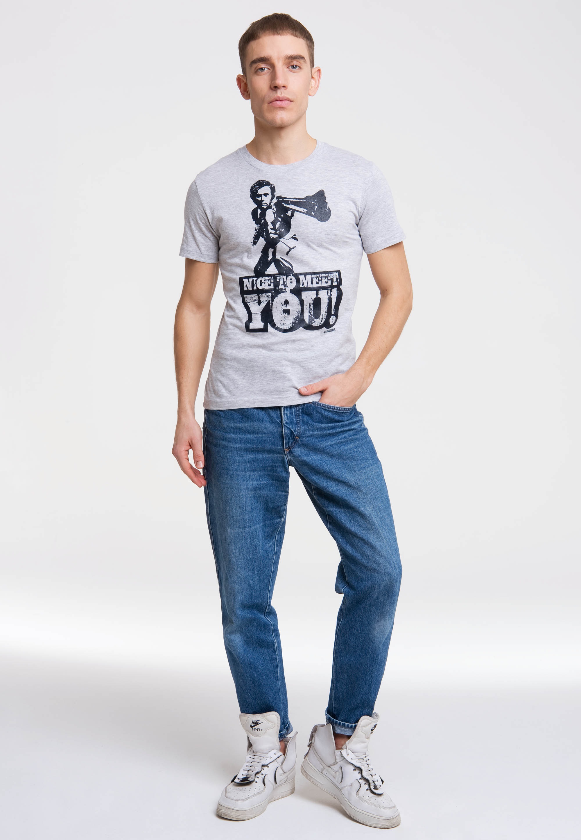 LOGOSHIRT T-Shirt »NICE TO MEET YOU«, mit Dirty Harry-Print