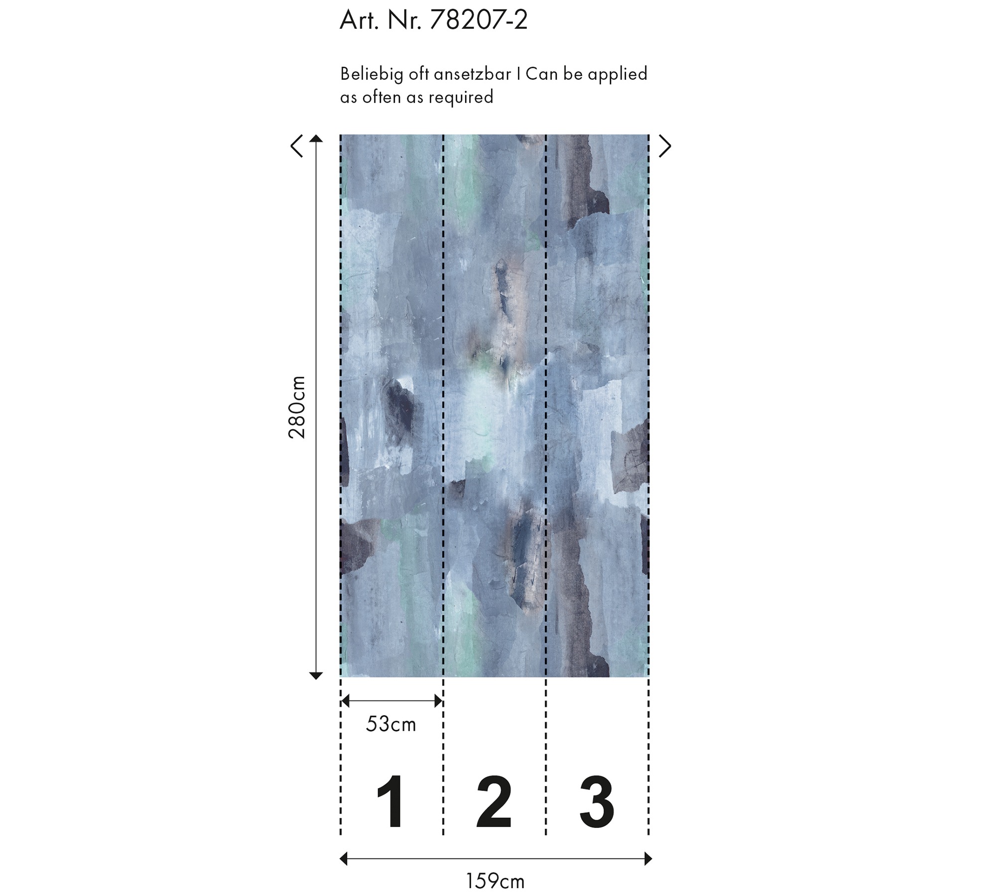 Thumbnail - living walls Vliestapete "Florale Tapete Ginkgo-Blätter bunt Naturmotiv" matt glatt