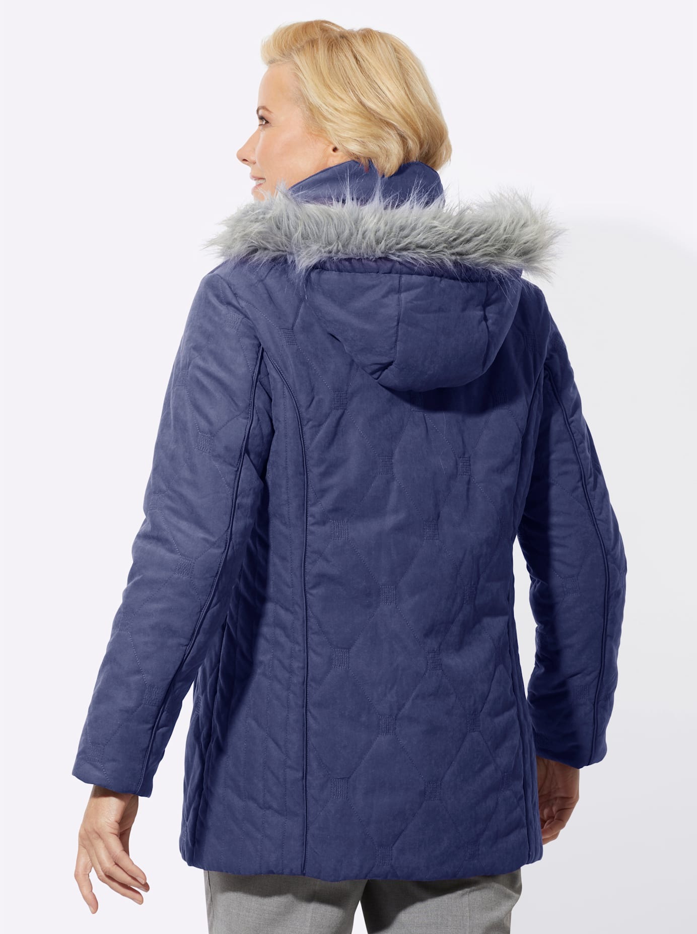 Classic Steppjacke, mit Kapuze günstig online kaufen