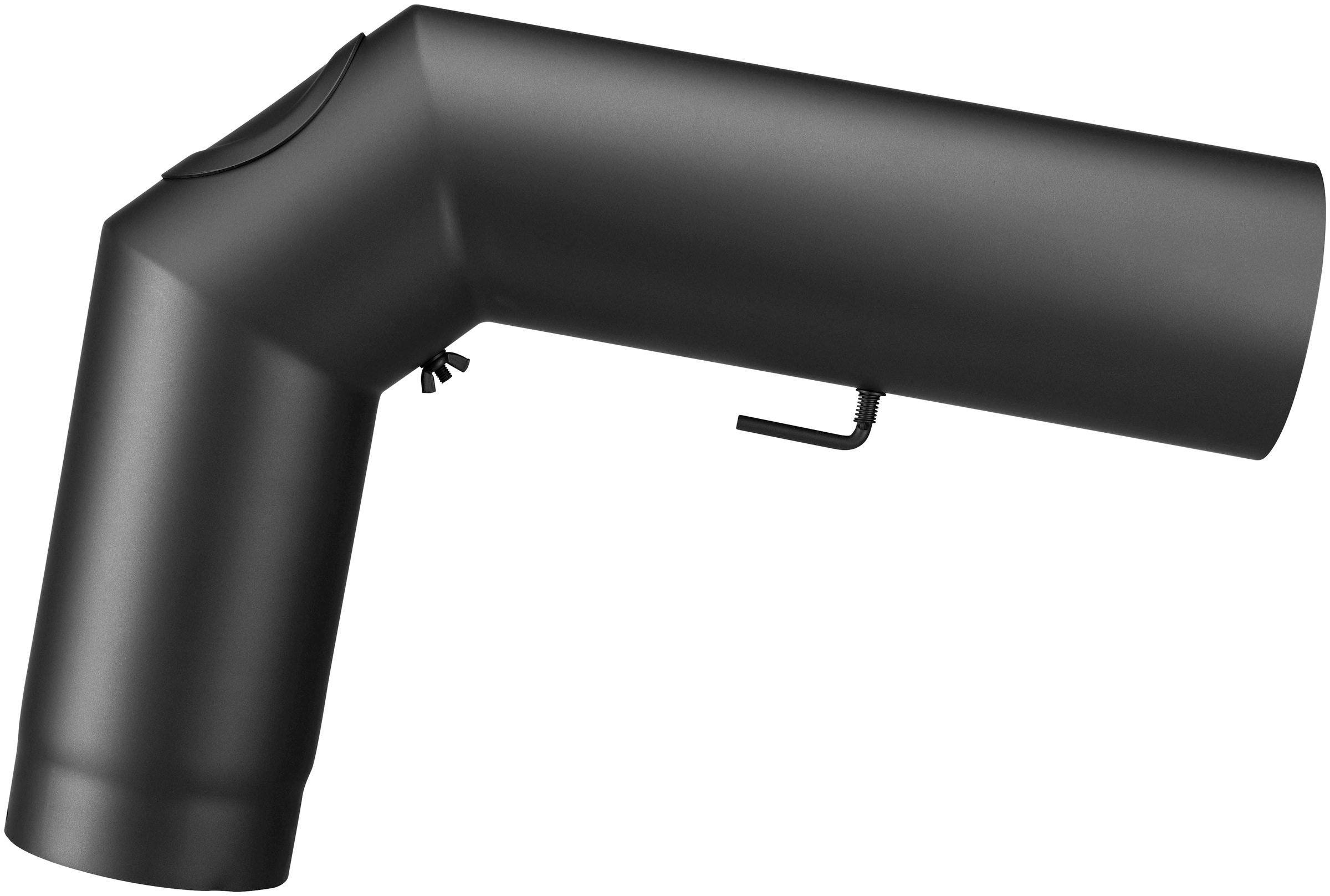 JUSTUS Ofenrohr, schwarz, Rohre, für Kaminöfen