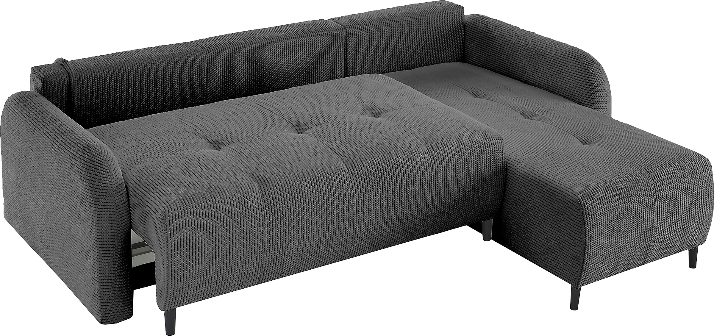 Leonique Ecksofa »BLAISE«, mit Bett-Funktion (Liegefläche 140/200 cm), Zier- und Rückenkissen