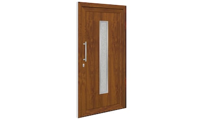 RORO Türen & Fenster Haustür »Otto 16«, BxH: 100x200 cm, golden oak / weiß, ohne Griff kaufen
