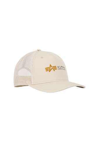 Trucker Cap »ALPHA INDUSTRIES Accessoires - Headwear Alpha Label Trucker Cap«