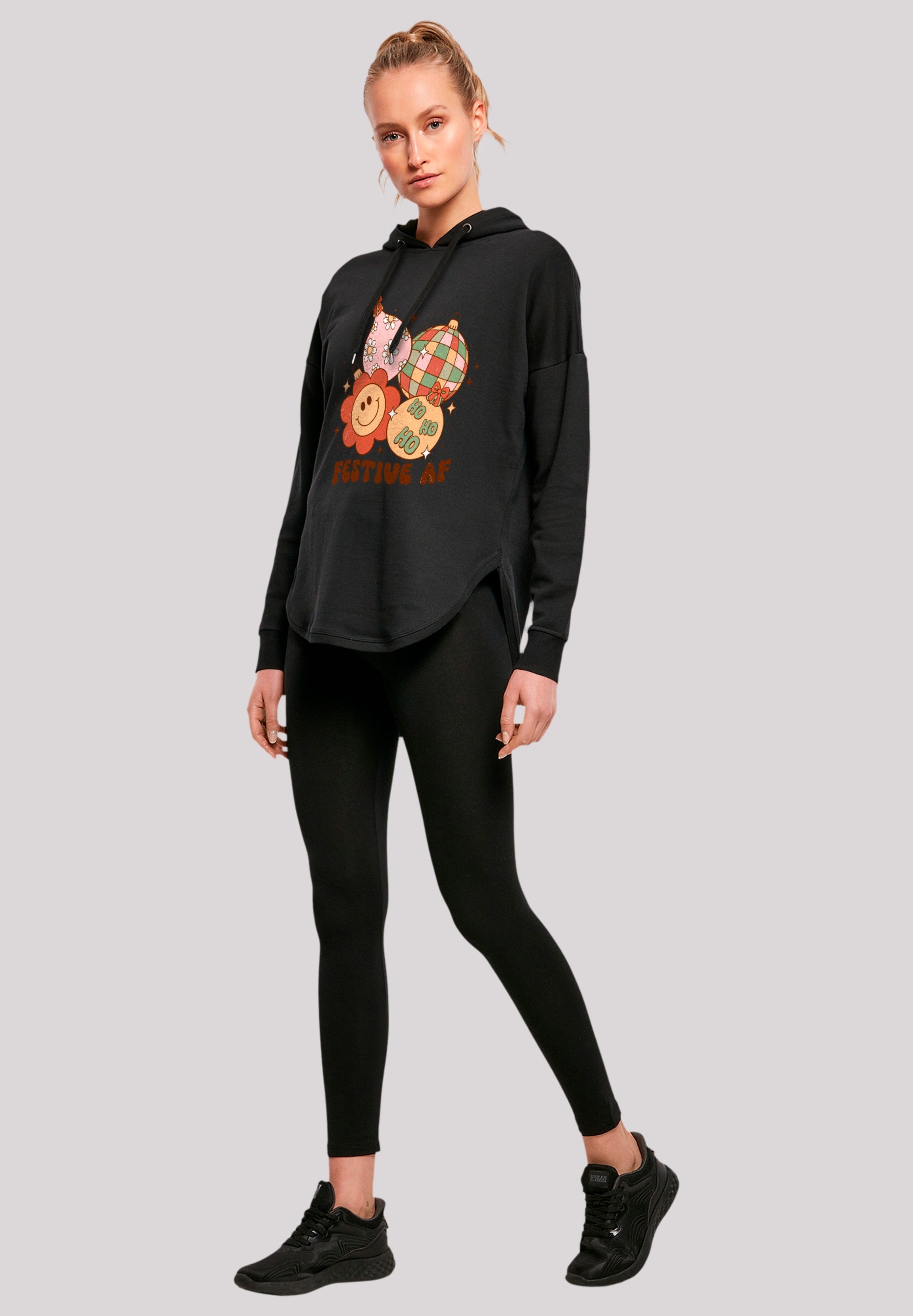 F4NT4STIC Kapuzenpullover »Festive AF Weihnachten Tree Balls«, Premium Qualität, Weihnachts-Kollection