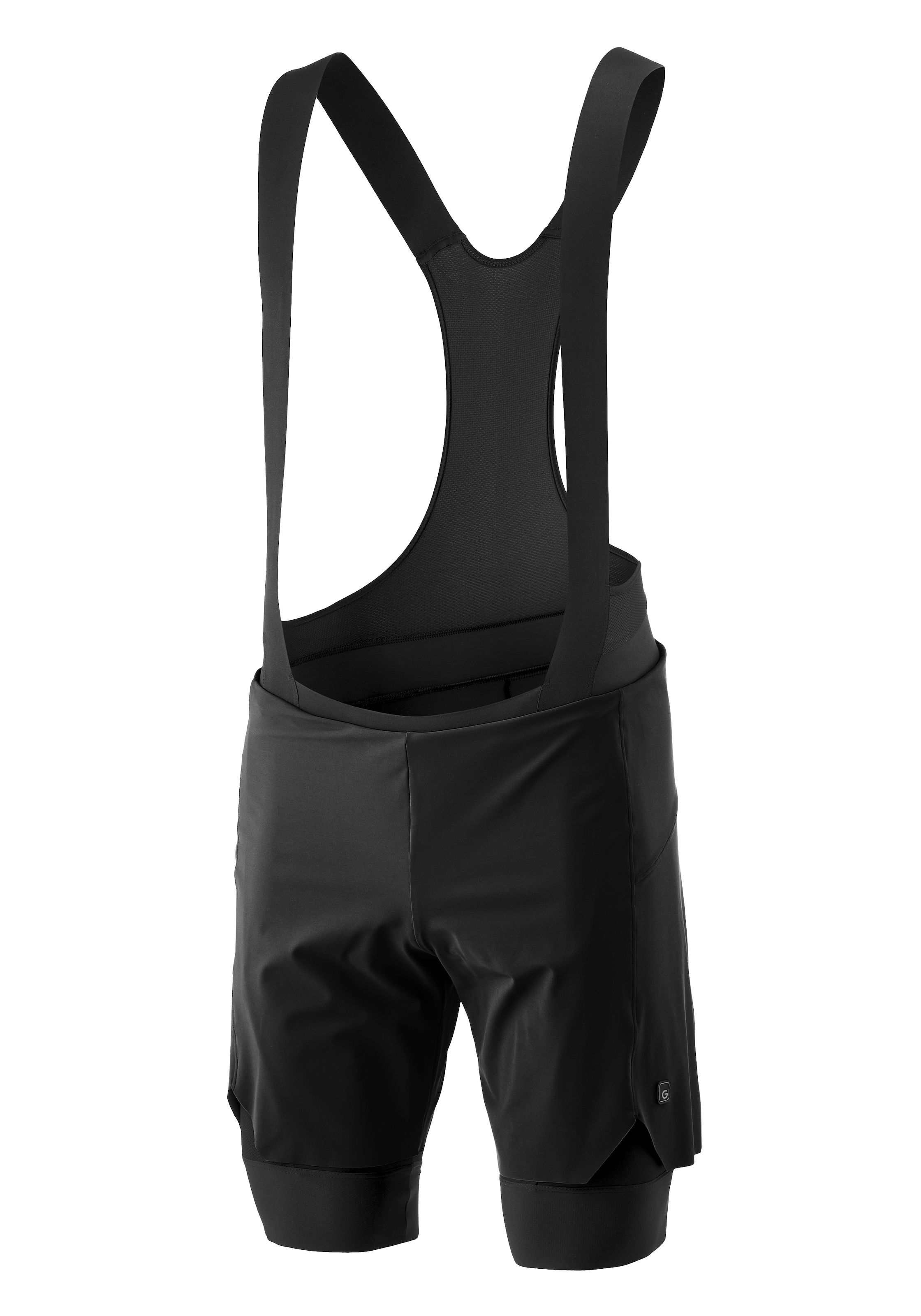 Gonso Fahrradhose »Essential Shorts 2in1 M«, Enganliegende Radhose mit Träger und Shorts (2in1)