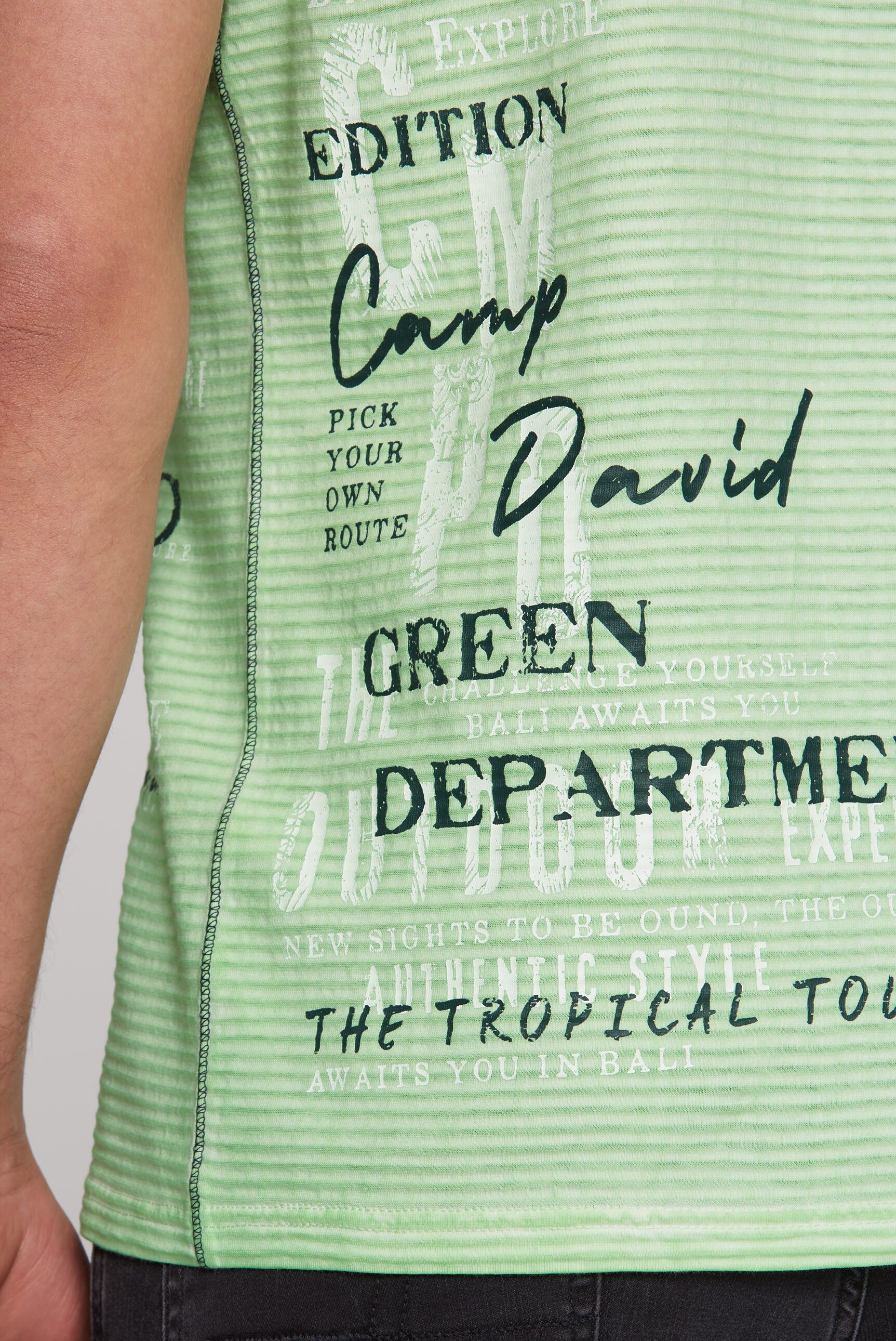 CAMP DAVID Poloshirt, aus Baumwolle
