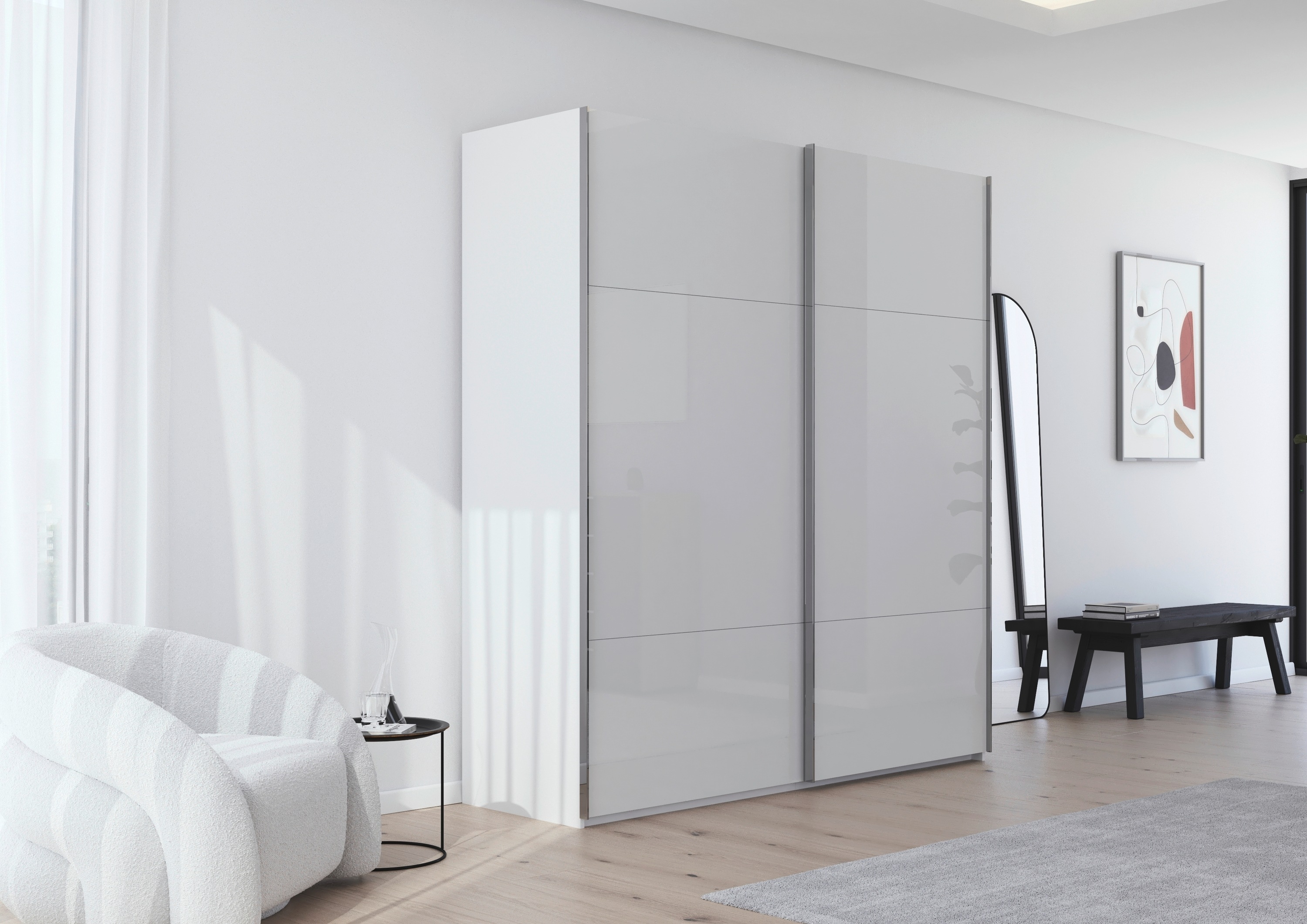 Thumbnail - rauch Schwebetürenschrank "Kleiderschrank Schrank Garderobe Schlafzimmerschrank CONTIDO", (in 3 verschiedenen Ausstattun...