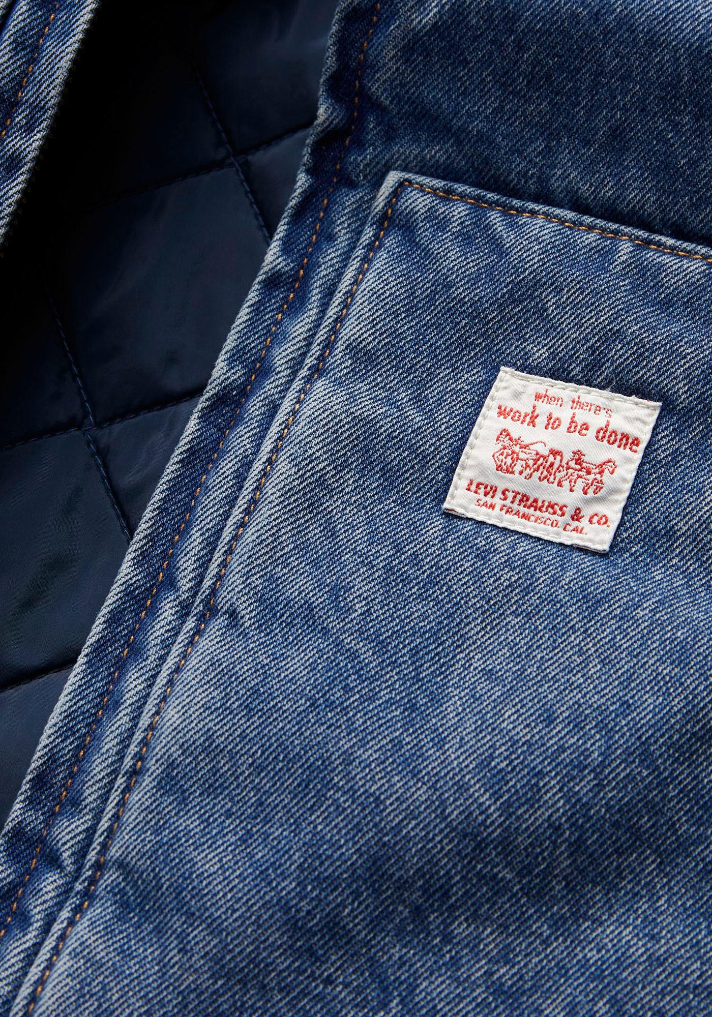 Levi's® Jeansweste »SANSOME«, mit Reißverschluss
