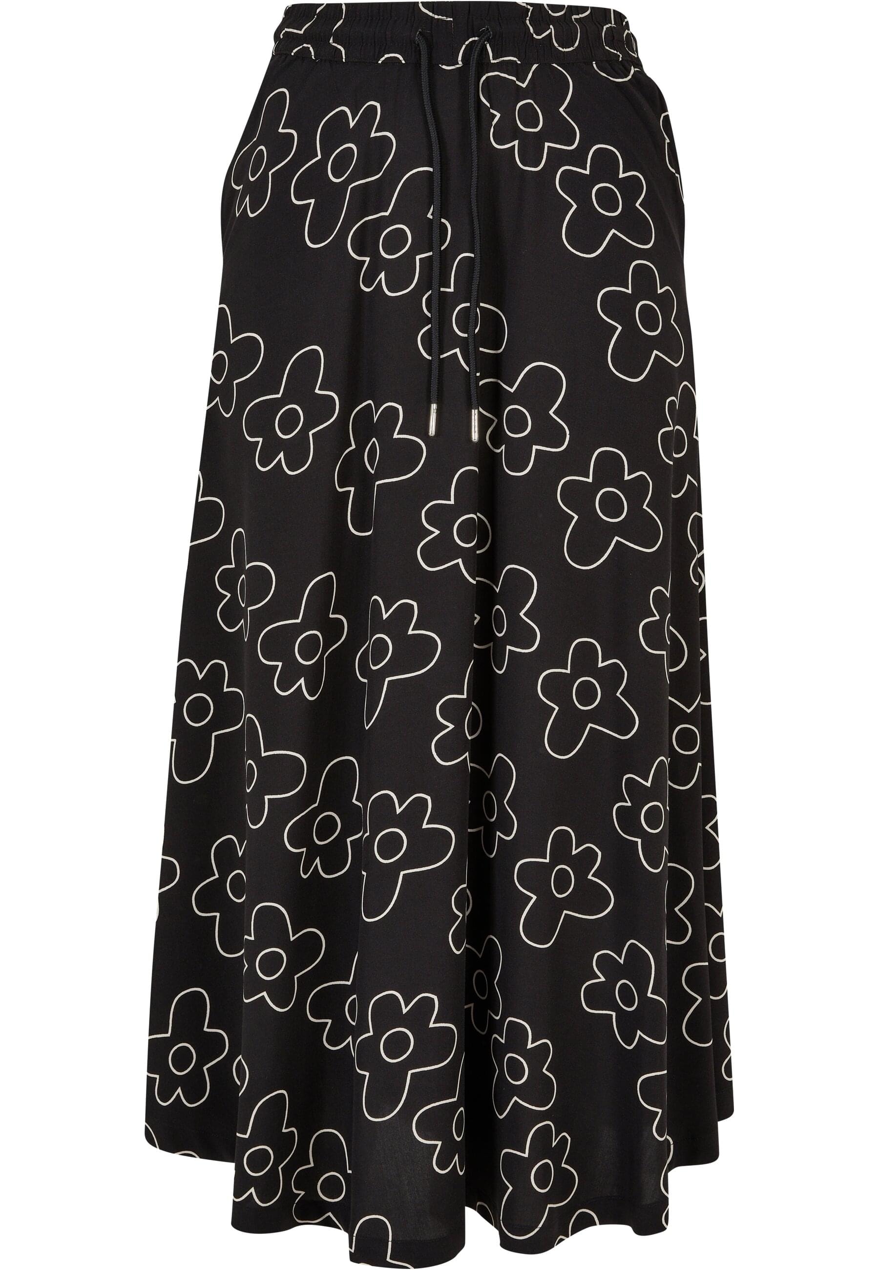 URBAN CLASSICS Jerseyrock "Urban Classics Damen Ladies Viscose Midi Skirt" günstig online kaufen