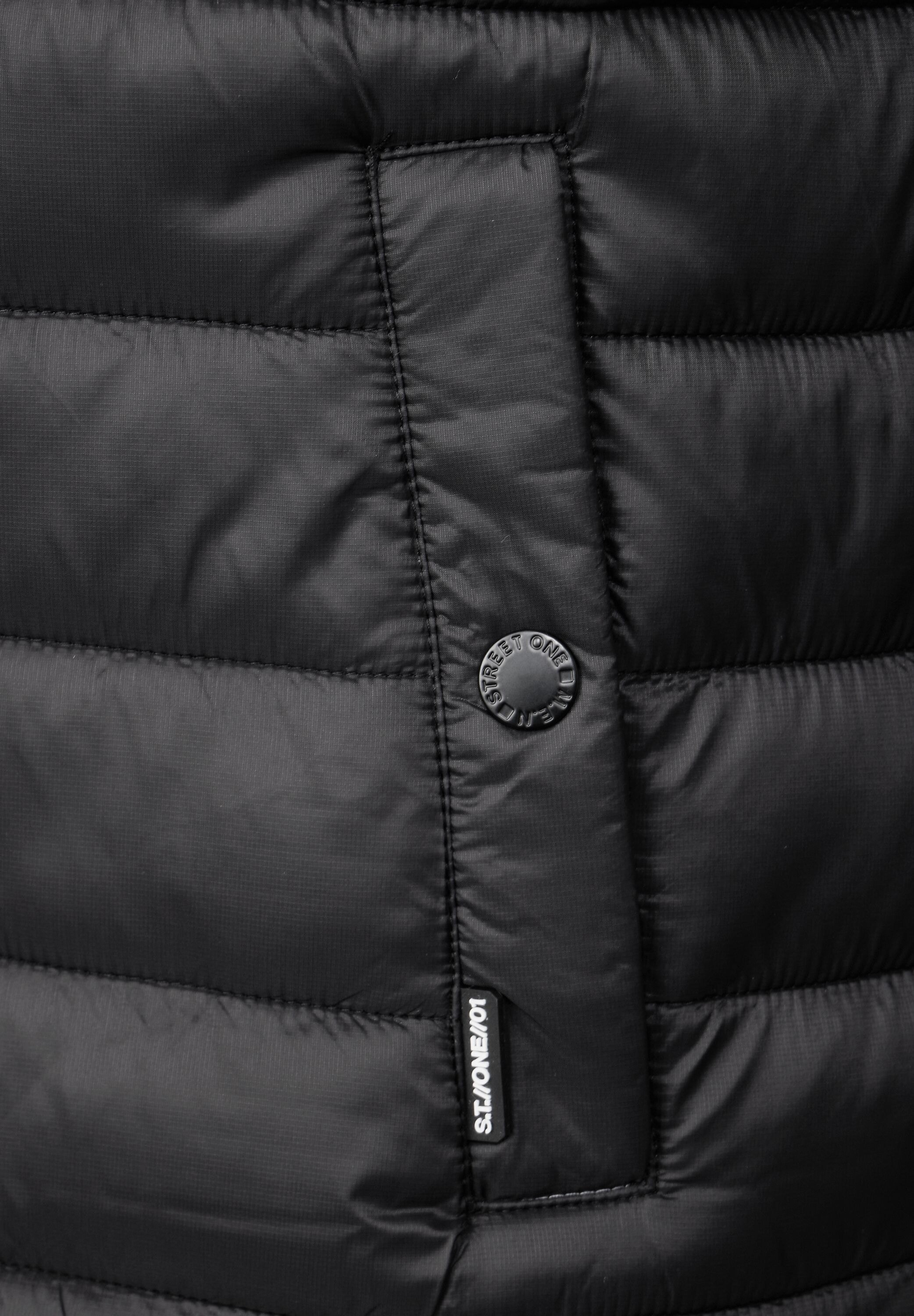 STREET ONE MEN Steppjacke, ohne Kapuze, in Unifarbe