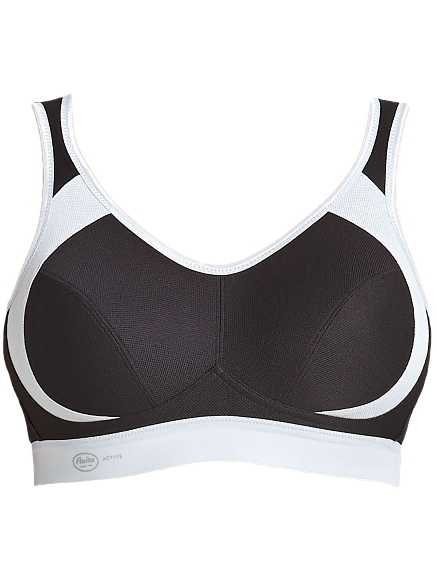 Sport-BH ANITA "Sport BH extreme control", Damen, Gr. 95, Cup D, schwarz, Obermaterial: 76% Polyester PES. 19% Polyamid PA. 5% Elasthan EL., BHs Sport-BH