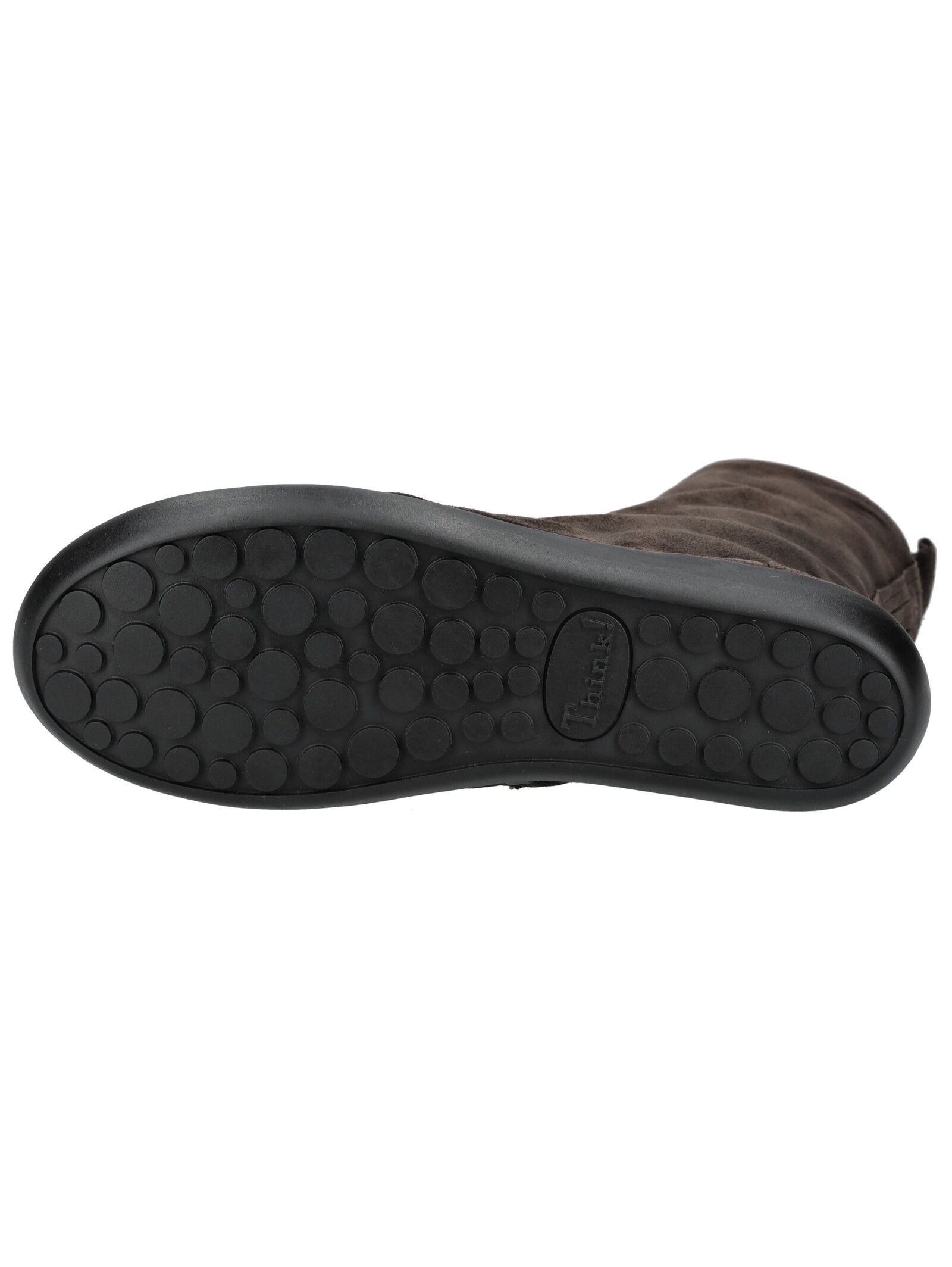 Think! Schnürstiefelette »Think! Stiefelette Veloursleder«