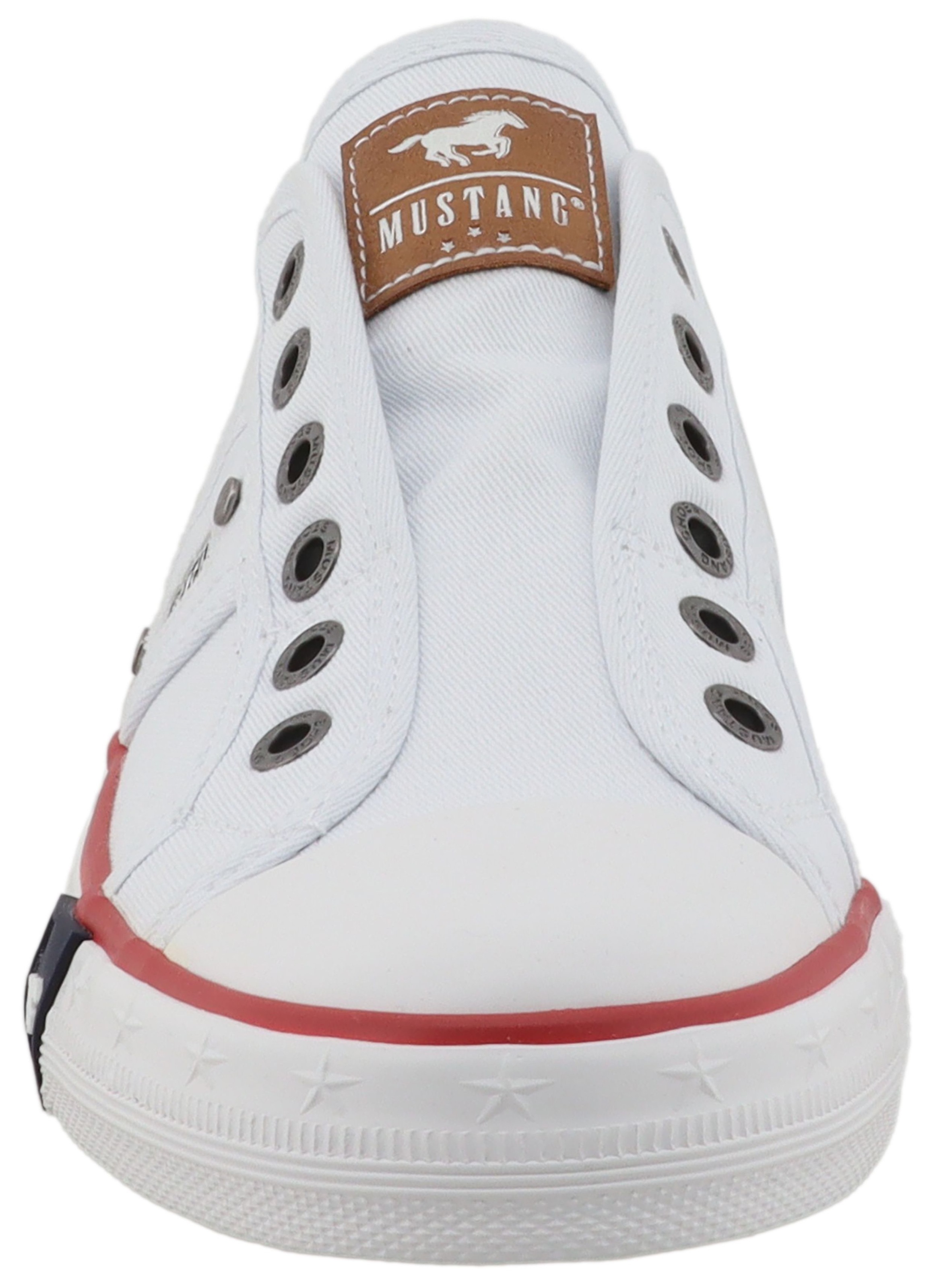Sneaker MUSTANG SHOES "Mustang Shoes Sneaker Textil", Herren, Gr. 39, weiß, Textil, Schuhe Sneaker 3