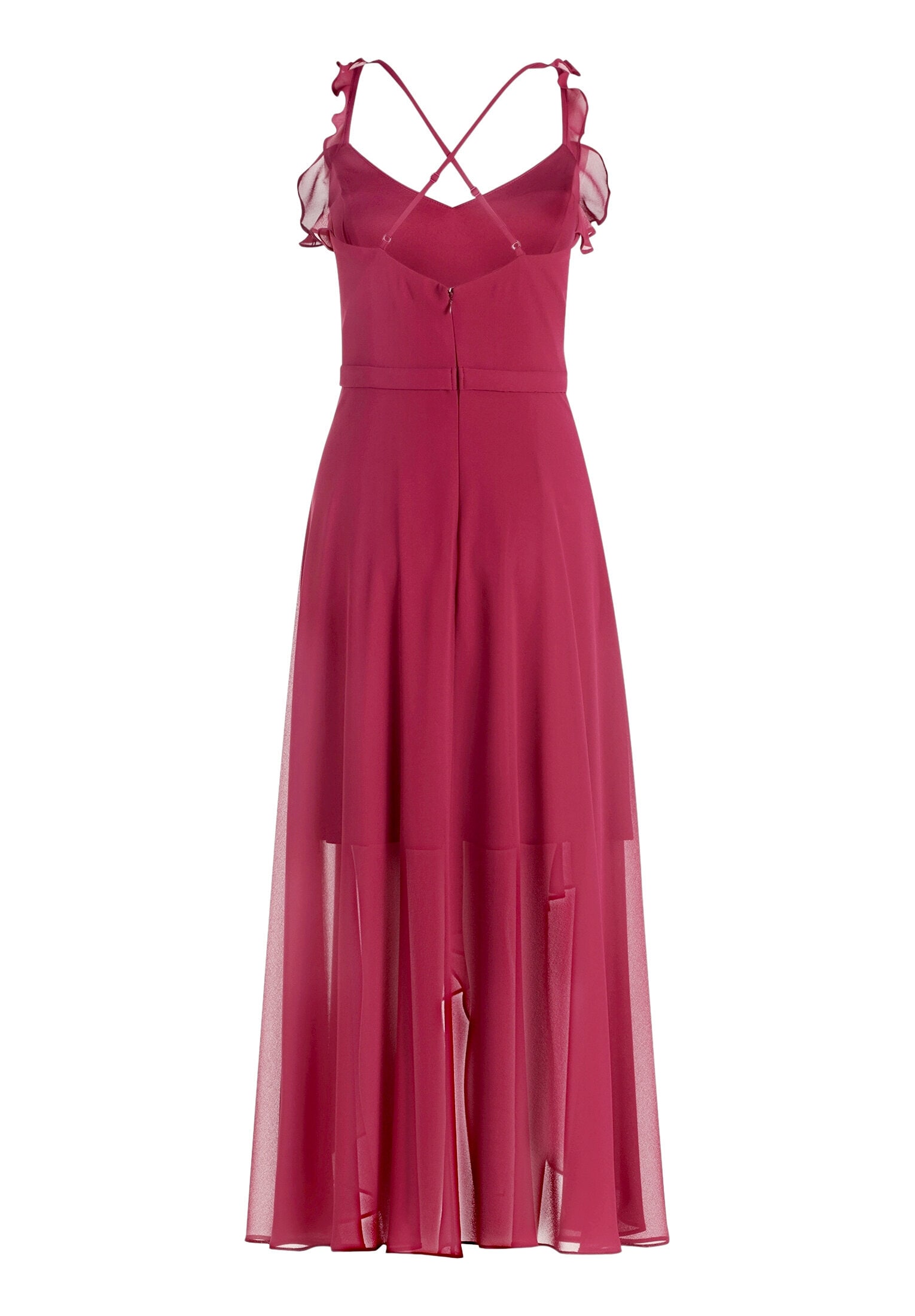 Vera Mont Abendkleid »Damen mit Volant« Ohne Tasche Wickel-Design