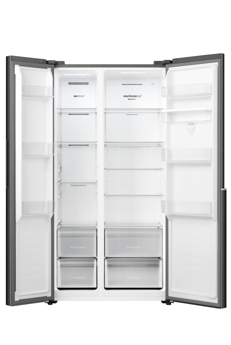 GORENJE Side-by-Side »NRS917E41BXWD« 178,6 cm hoch 91,1 cm breit Wasserspender mit Tank, NoFrostPlus, 541 Liter Volumen