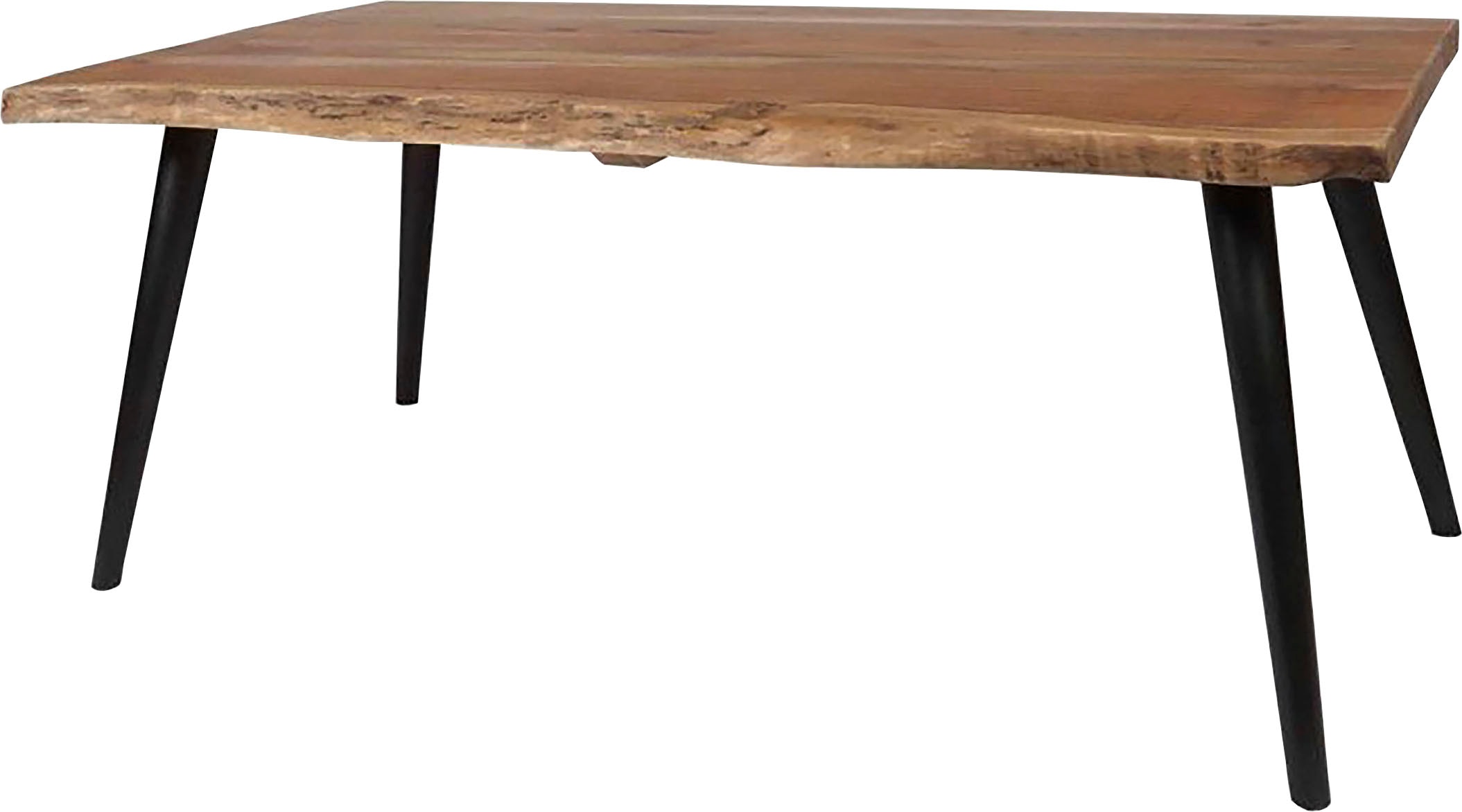 byLIVING Couchtisch »Caddy«, Tischplatte mit Baumkante, Breite 110 oder 60 cm