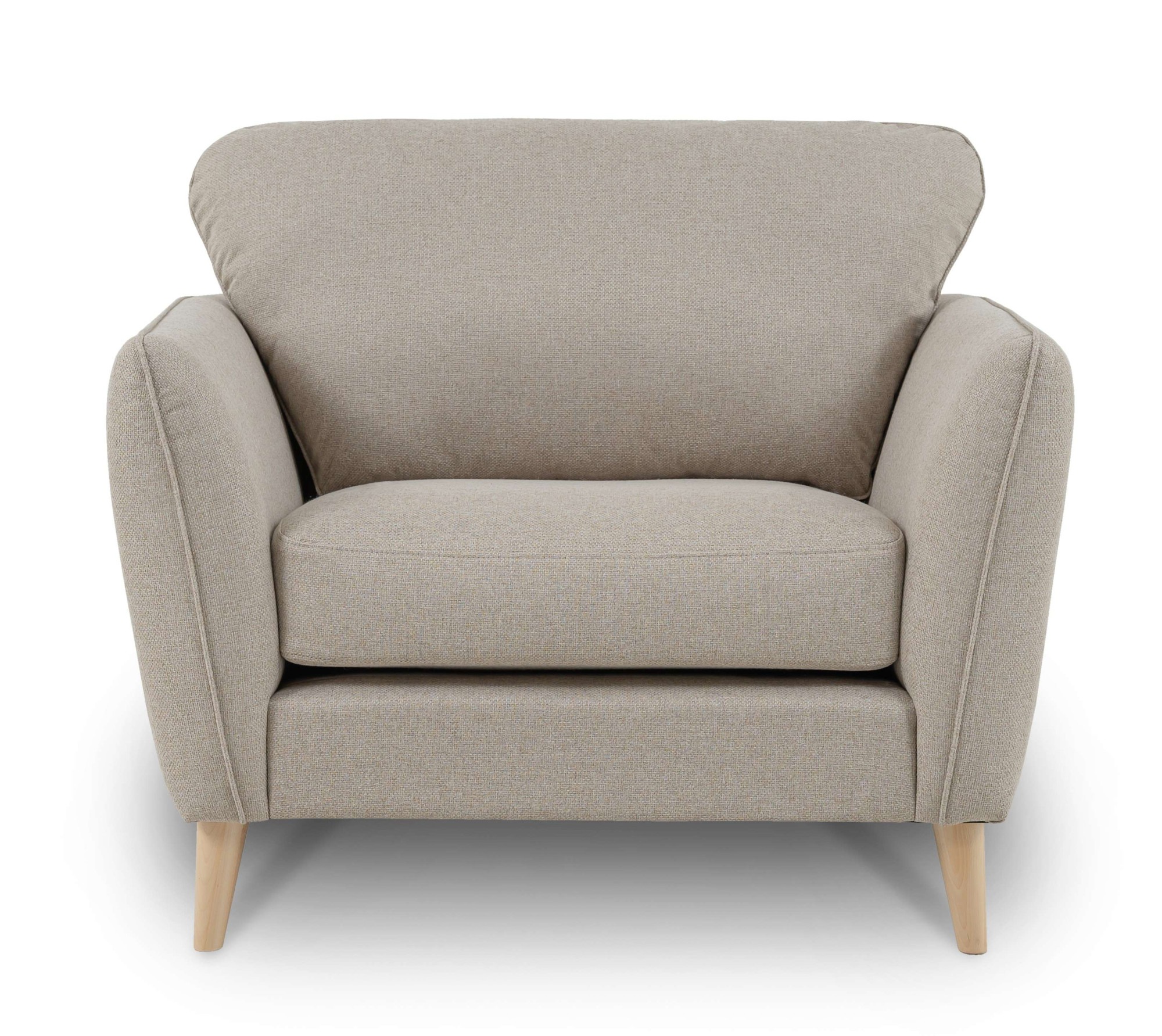 Home affaire Sessel "MARSEILLE", Massivholzbeine Eiche, Landhausstil, Welle günstig online kaufen