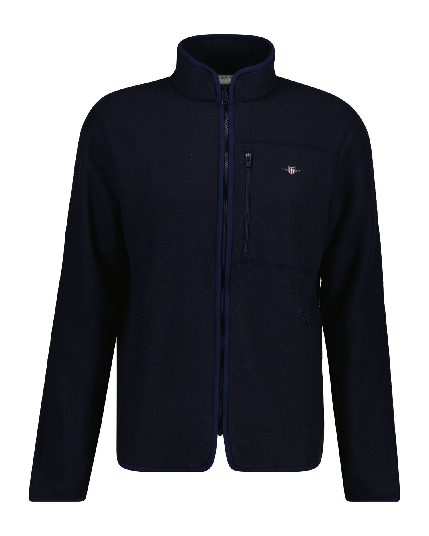 Gant Fleecejacke "MICRO FLEECE", Stehkragen, regular fit günstig online kaufen
