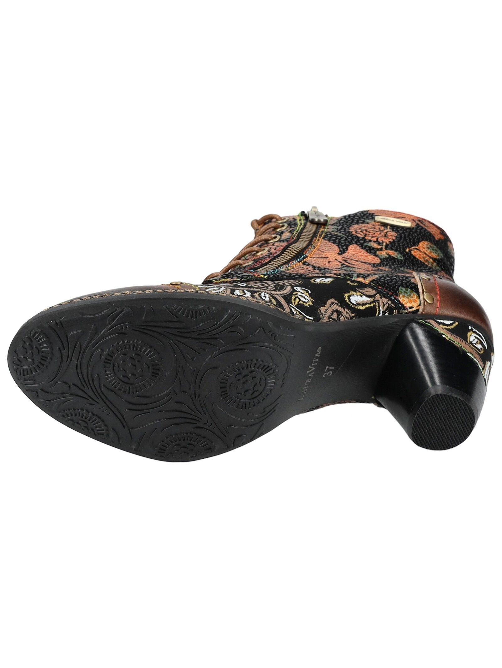 LAURA VITA Schnürstiefelette »LAURA VITA Stiefelette Leder/Textil«