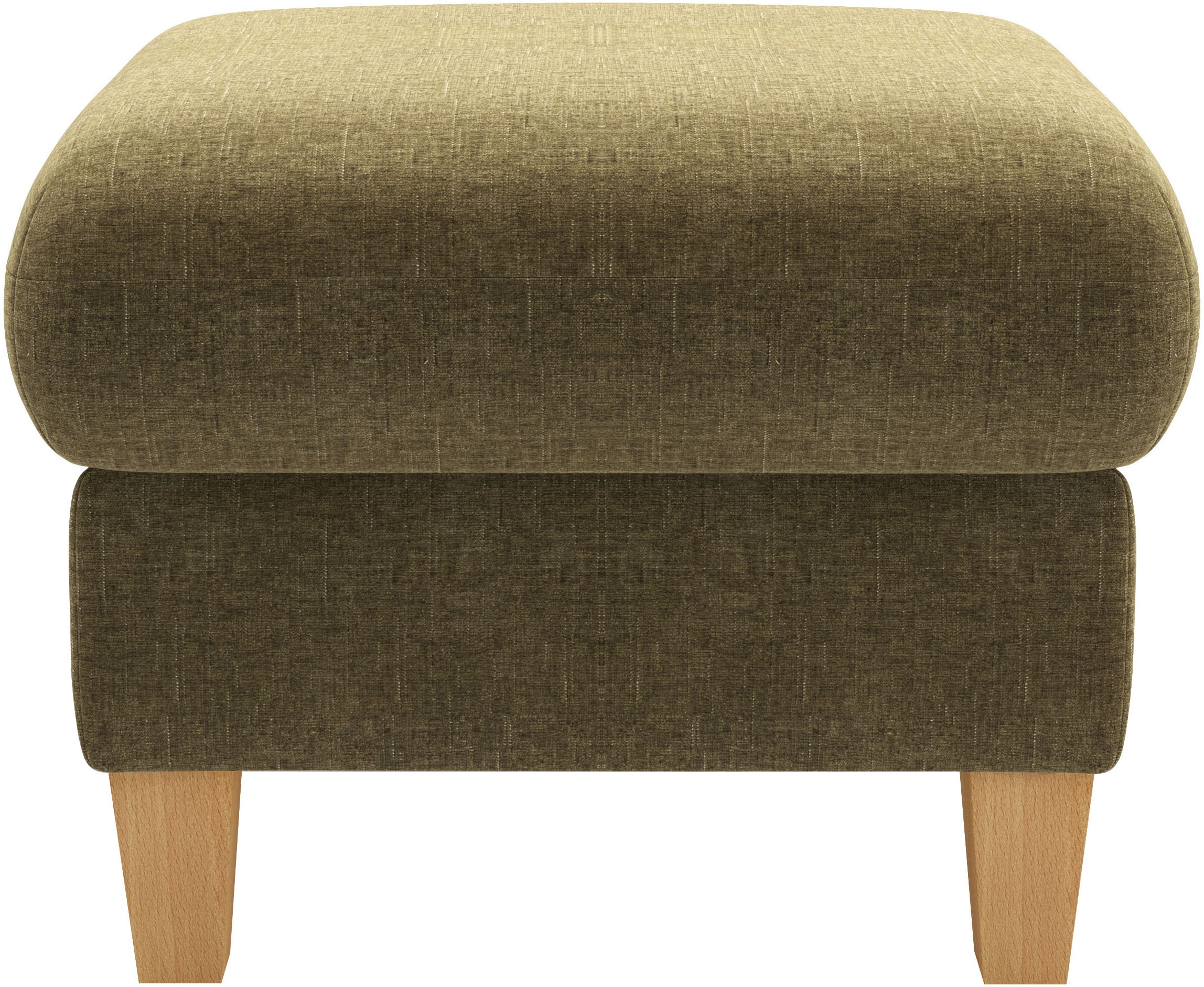 Home affaire Polsterhocker »Rochelle«, (1 St.), Massive 12 cm Holzbeine