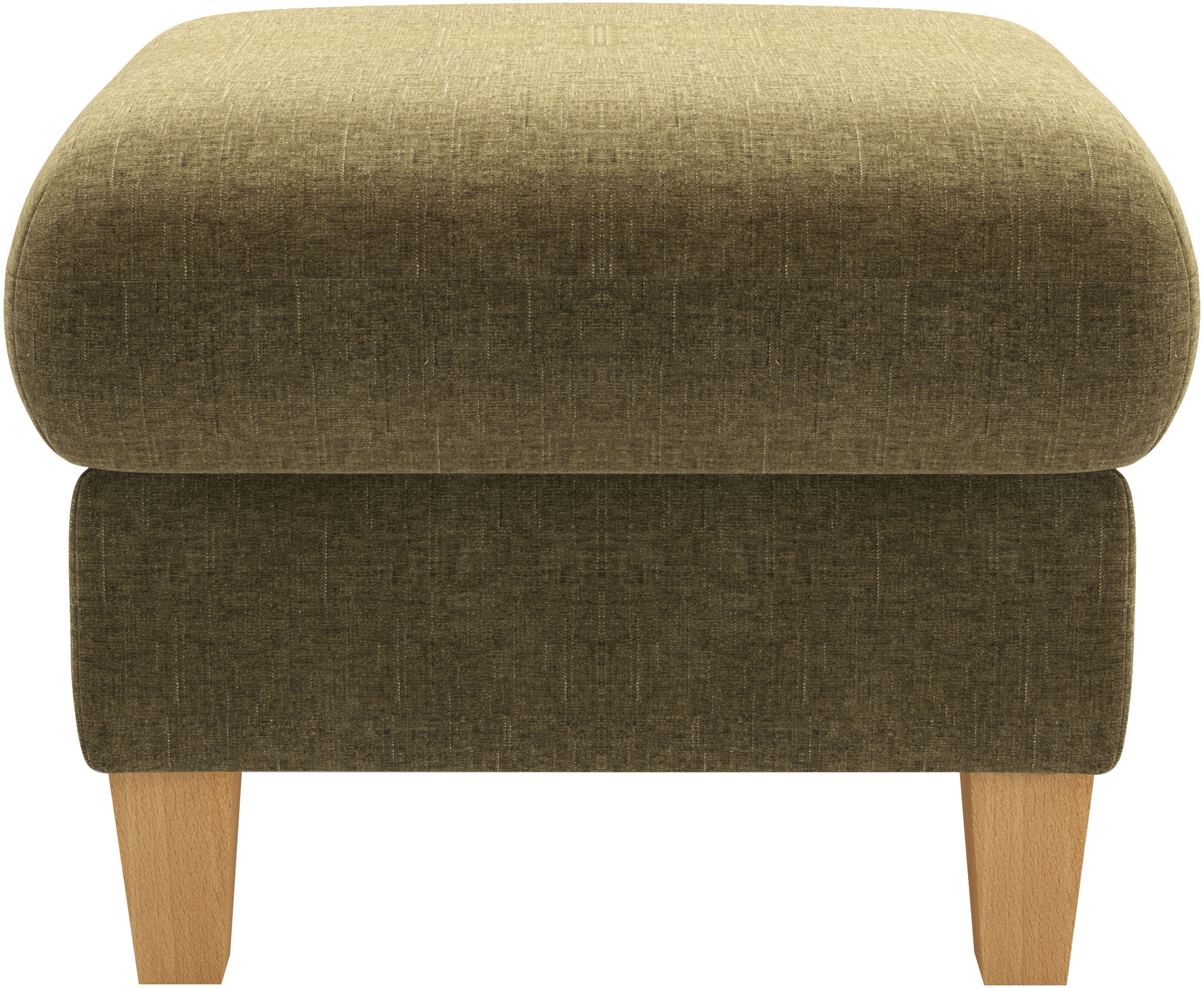 Thumbnail - Home affaire Polsterhocker "Rochelle" 1 Stk. tlg. Massive 12 cm Holzbeine